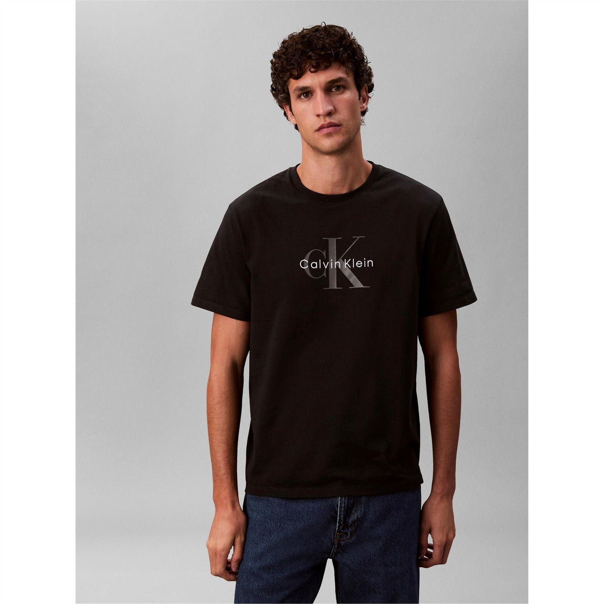 Calvin Klein Jeans Monogram Crew Neck Short Sleeve T-Shirt