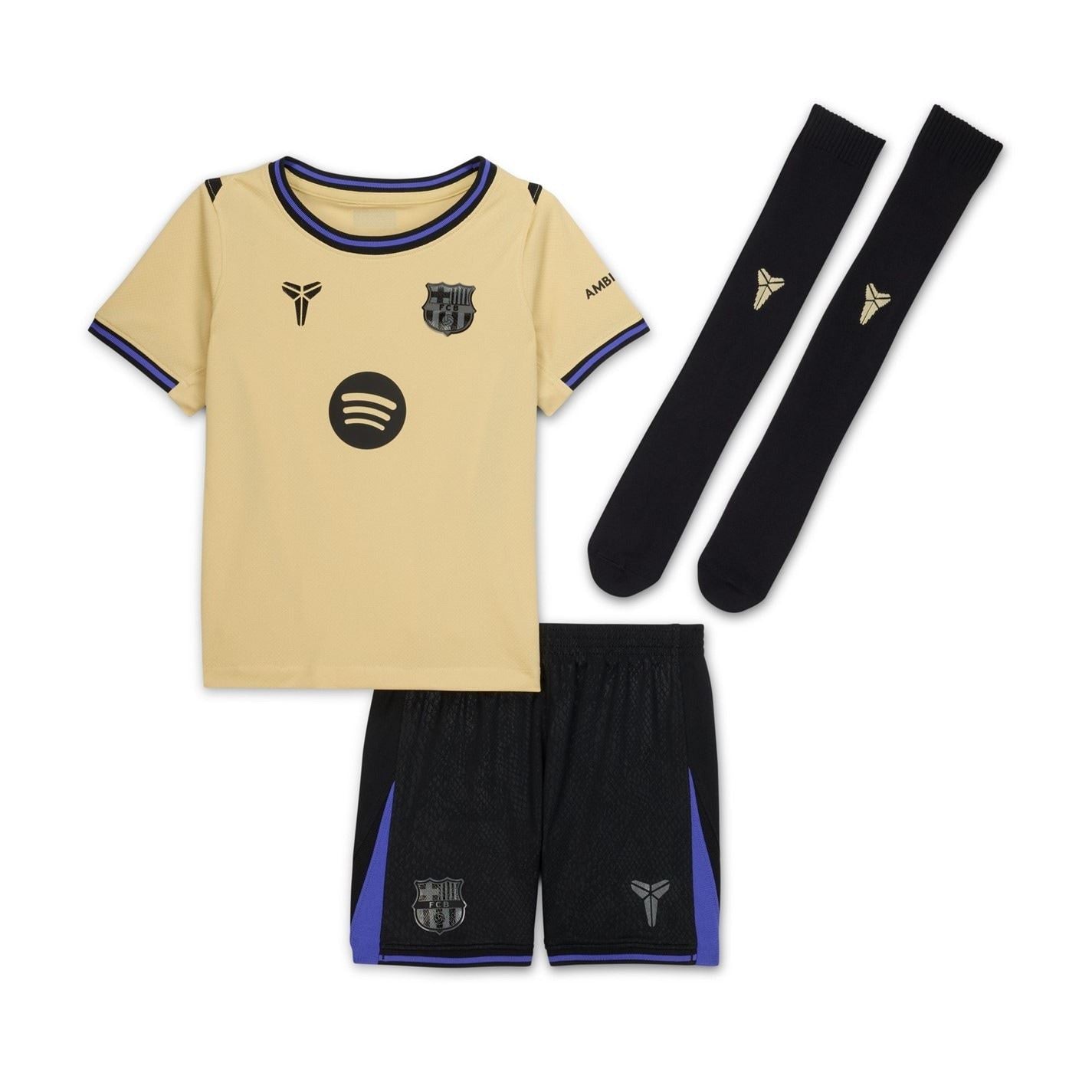 Nike Barcelona Away Minikit 2025 26 Infants