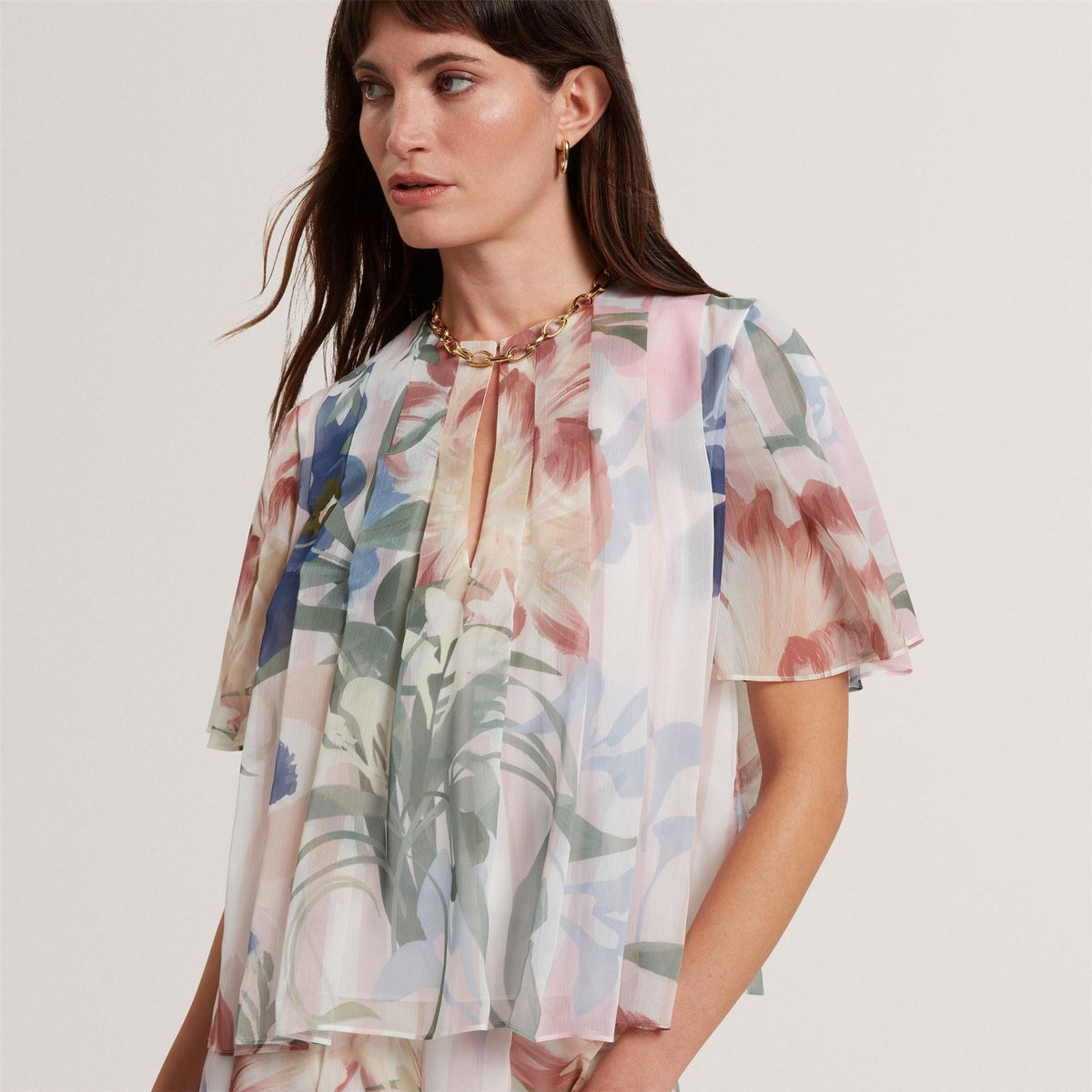 Ted Baker AnglSlv PrintTop Ld62