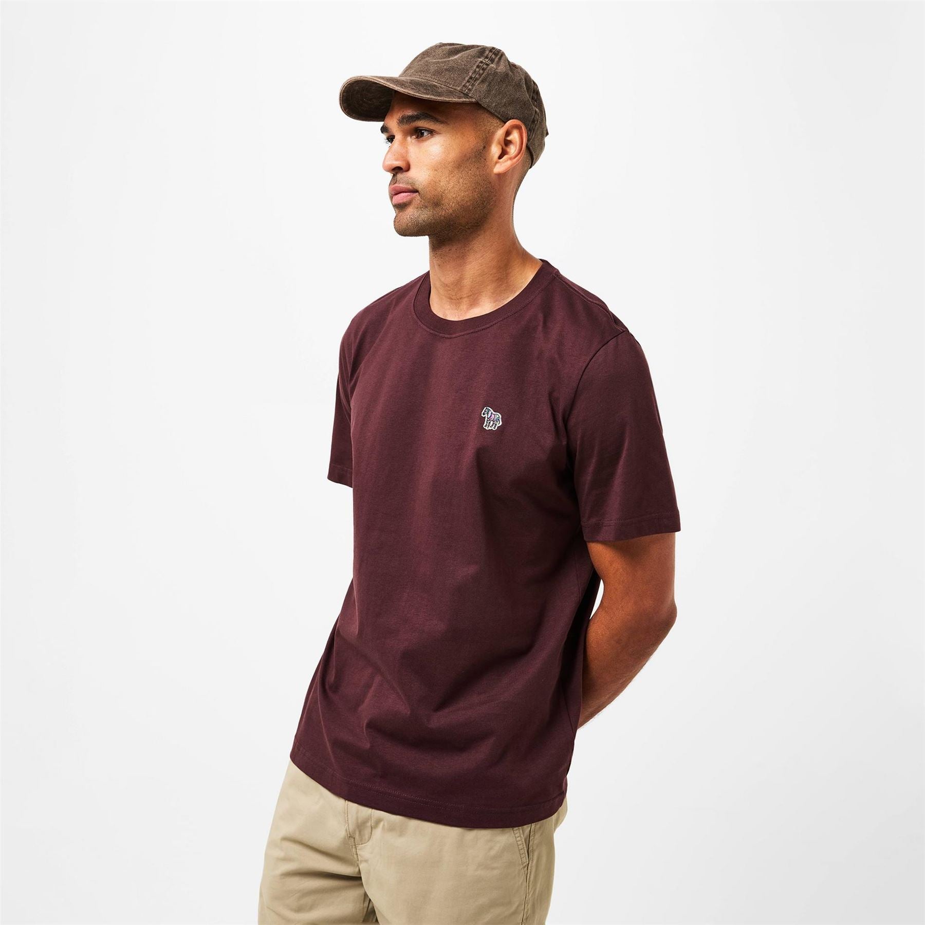PS Paul Smith Regular Fit Zebra Crew Neck T-Shirt