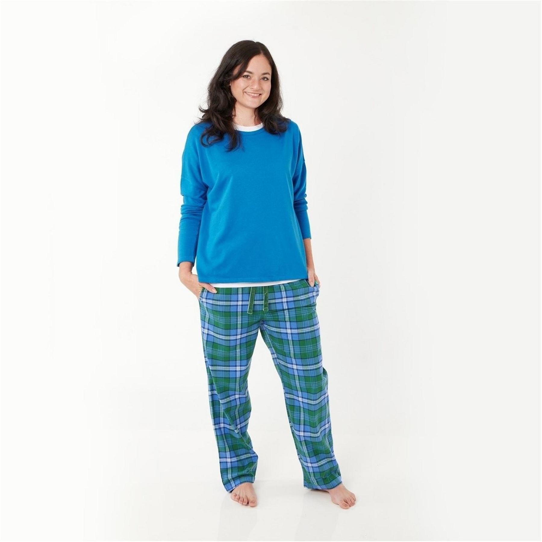 Loungers Ladies Organic Brushed Cotton Lounge Trousers