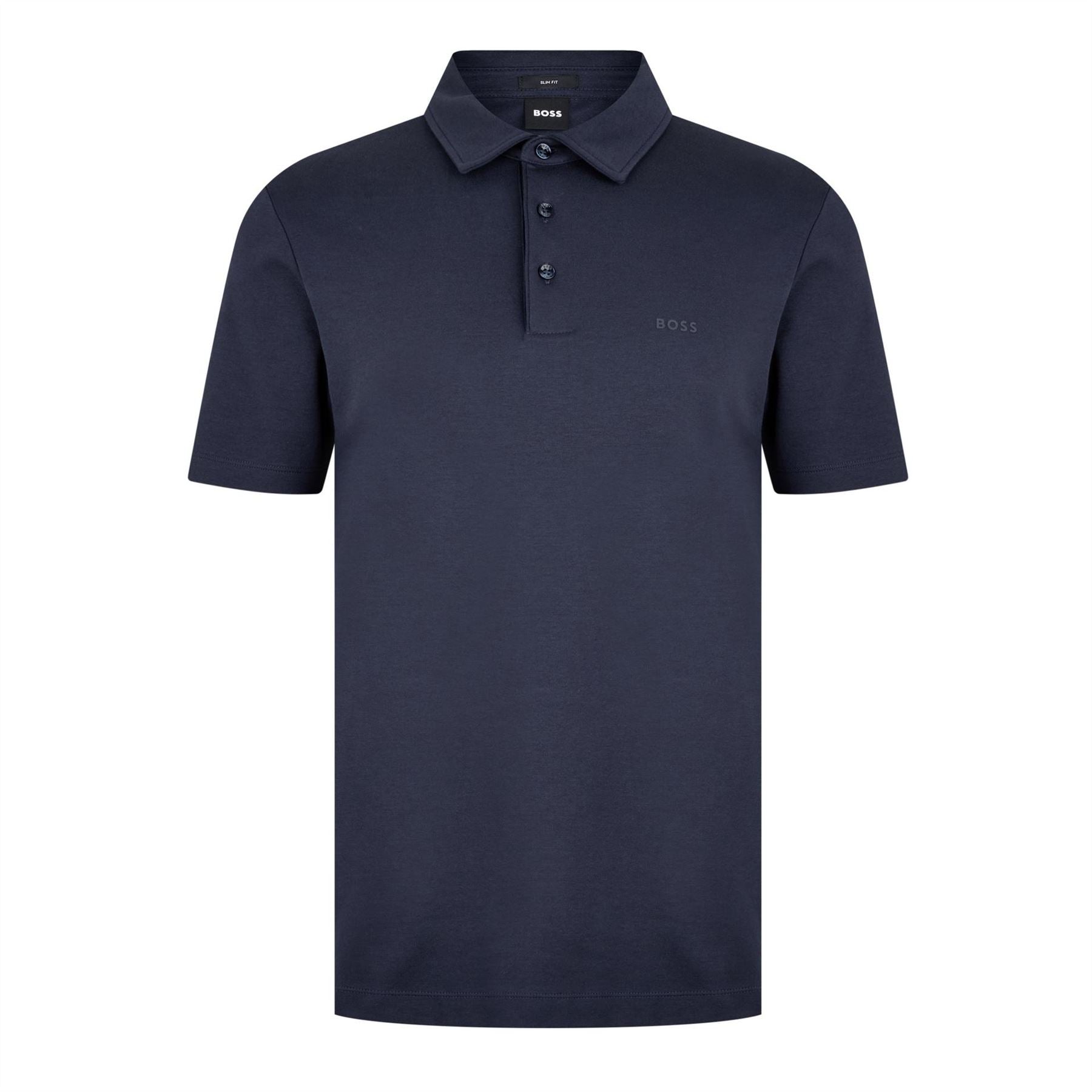 Boss BOSS BLACK Short Sleeve Polo Shirt with Logo Detail   Slim Fit