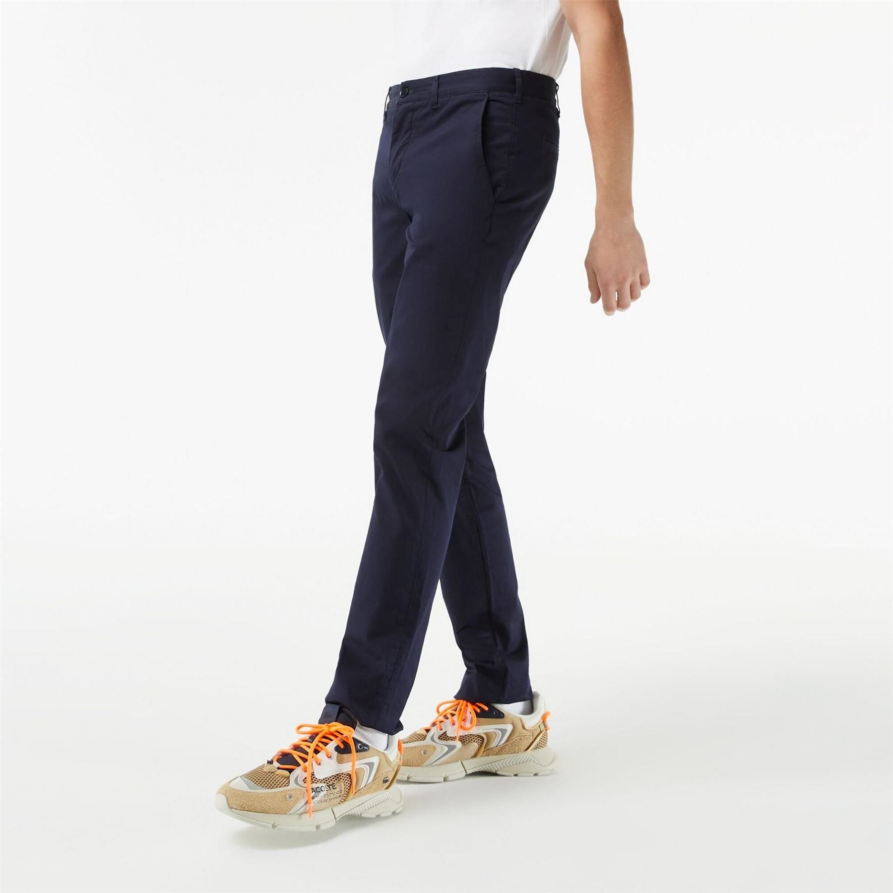 Lacoste Hh7970 Regular Fit Straight Chinos