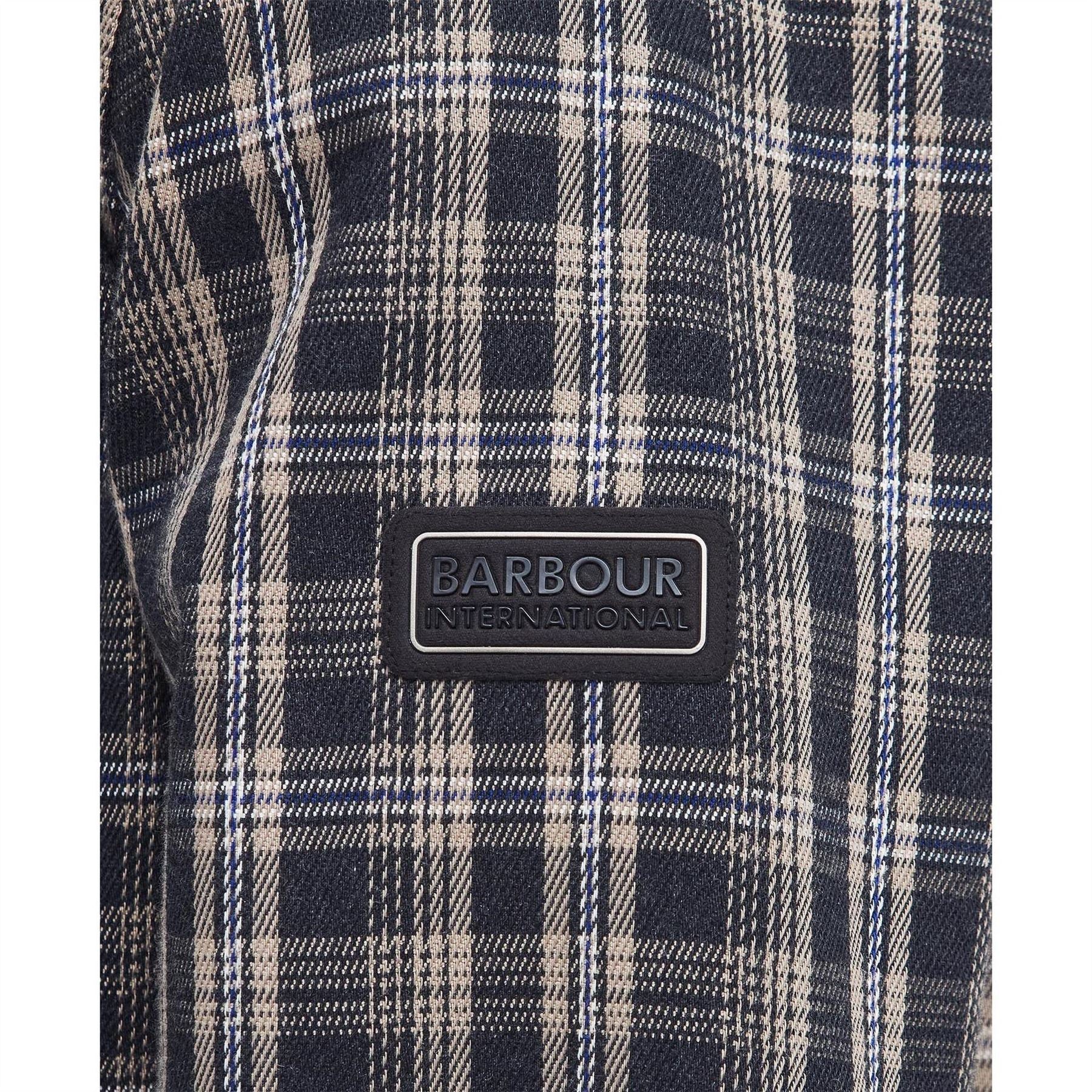 Barbour International Phoenix Checked Two Way Zip Overshirt