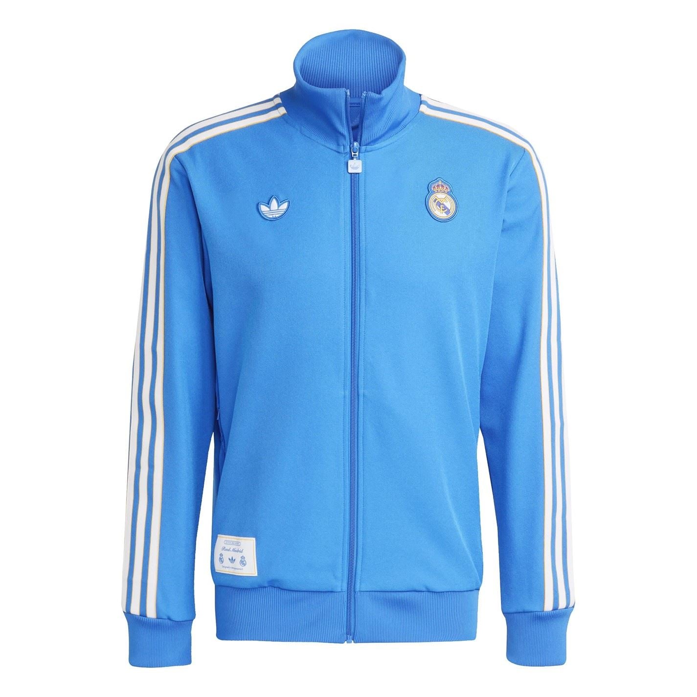 adidas Mens Real Madrid Tracksuit Top