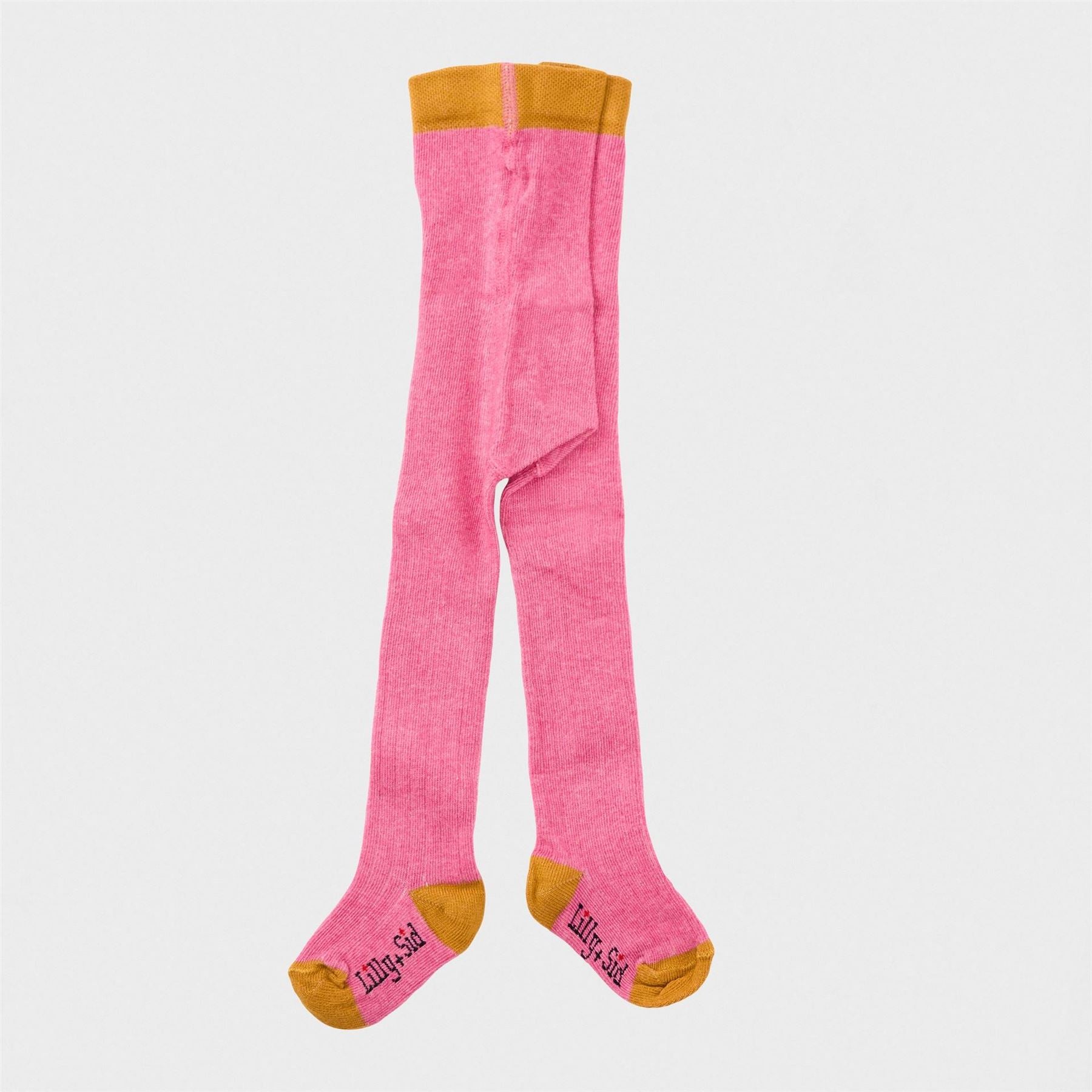 Lilly and Sid Colored Ribbed Opaque Tights