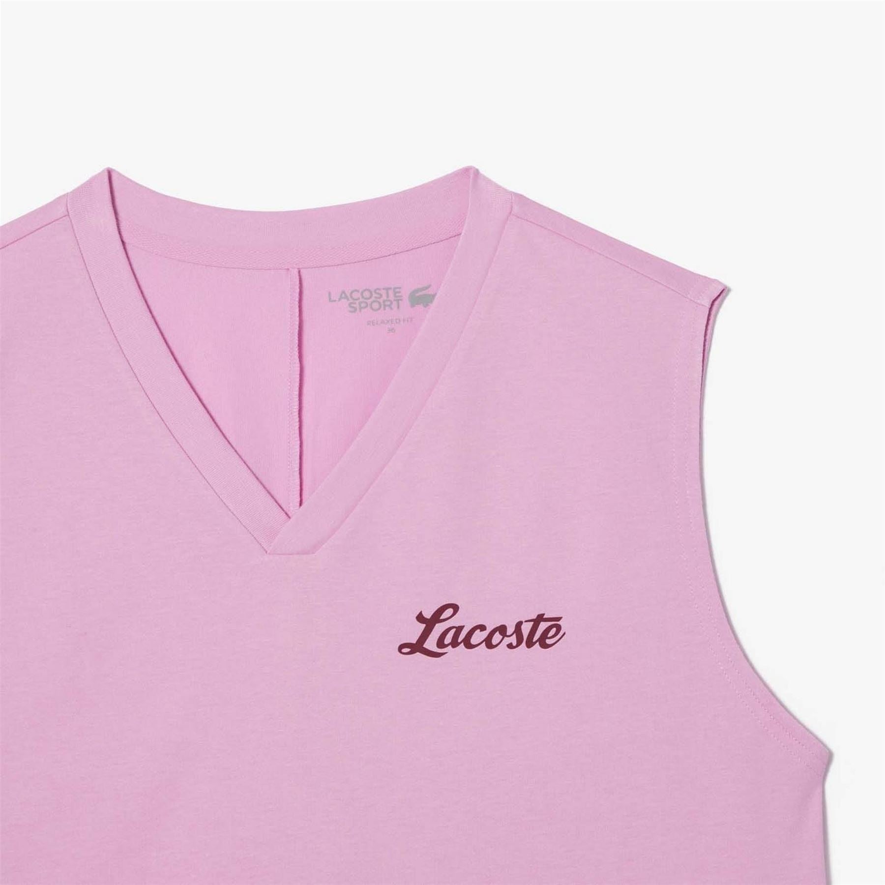Lacoste Dry Cotton Sport Crop Top