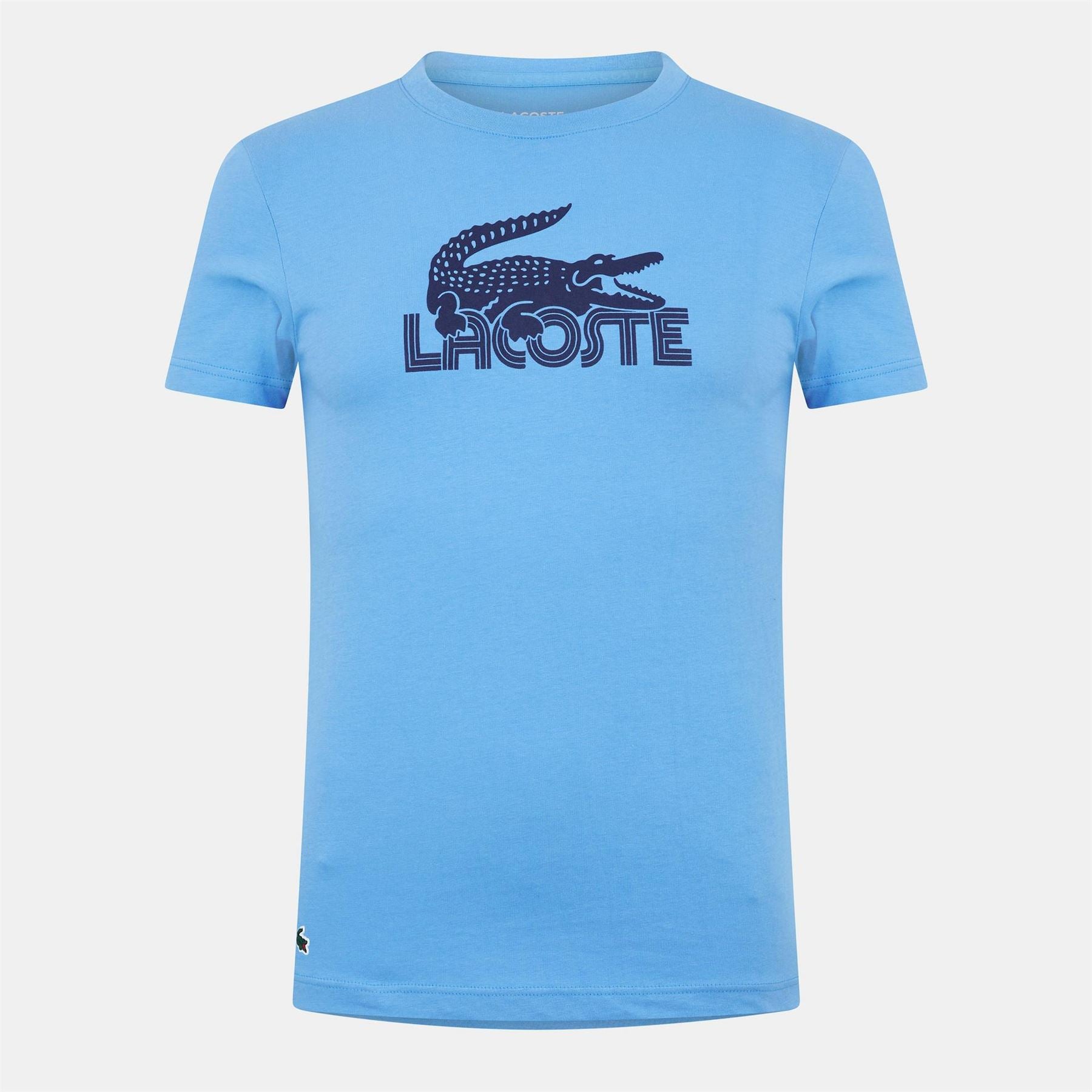 Lacoste Regular Fit Crocodile Print Crew Neck T-Shirt