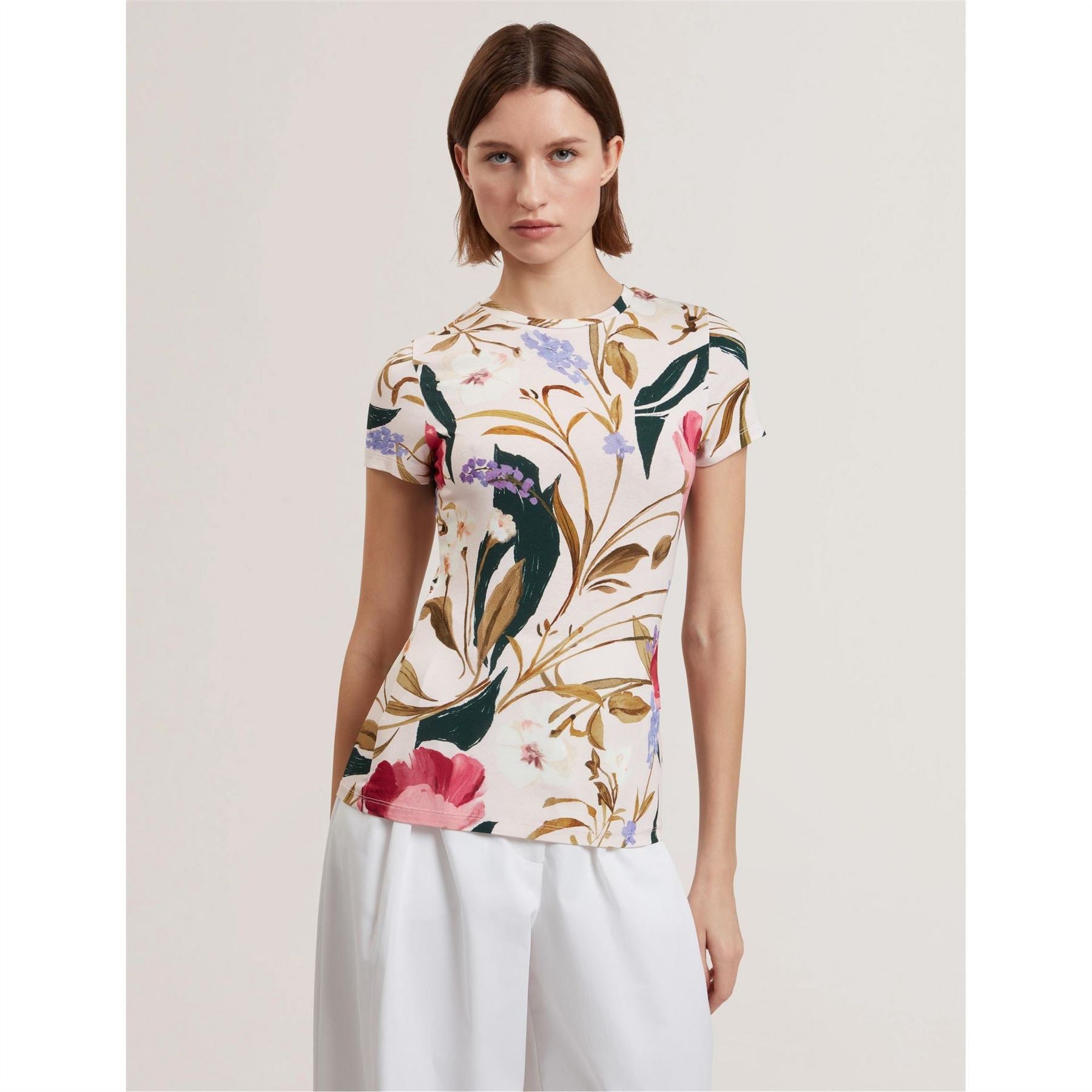 Ted Baker Slim Fit Crew Neck Short Sleeve T-Shirt