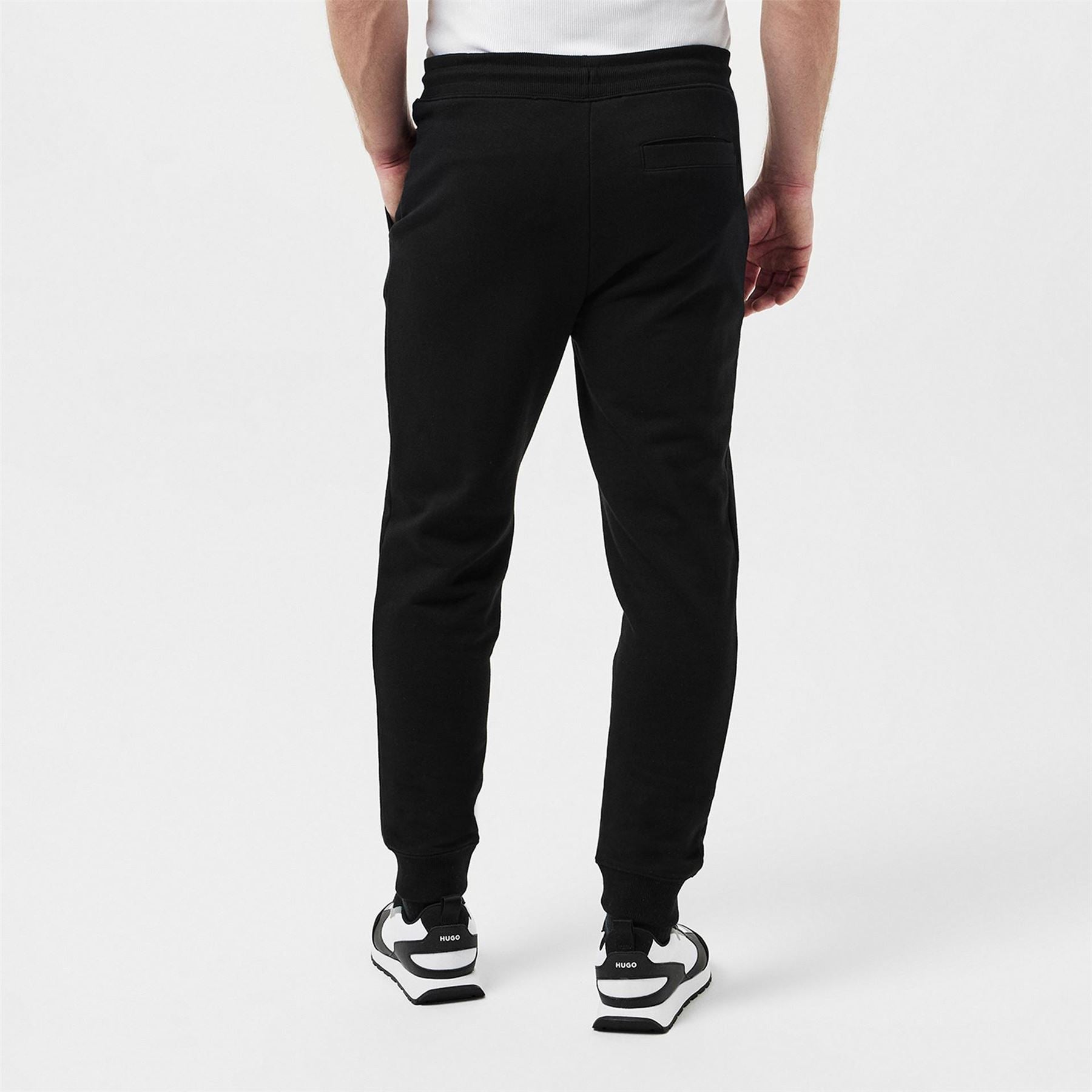 Hugo HUGO Doak Closed Hem Jogging Bottoms with Logo Detail