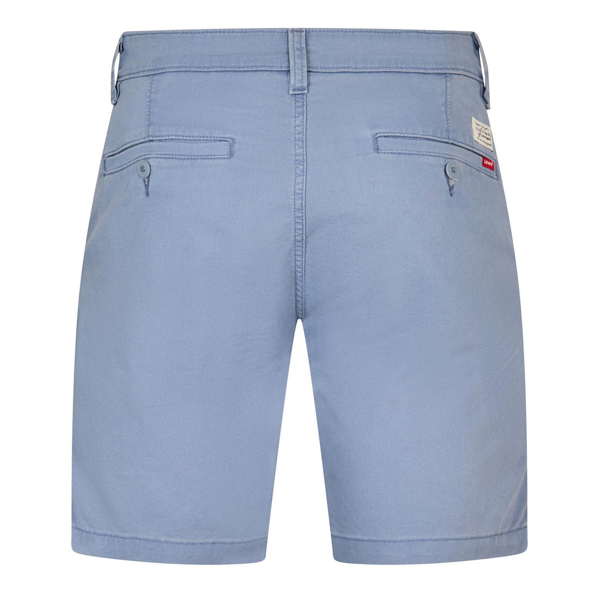 Levis 
Solid Patterned Kano Blue Chino Shorts