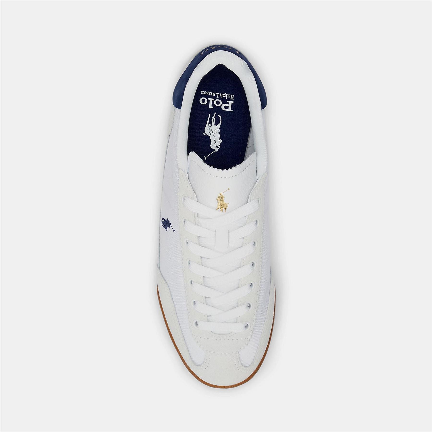 Polo Ralph Lauren Round Toe Flat Heel Trainers