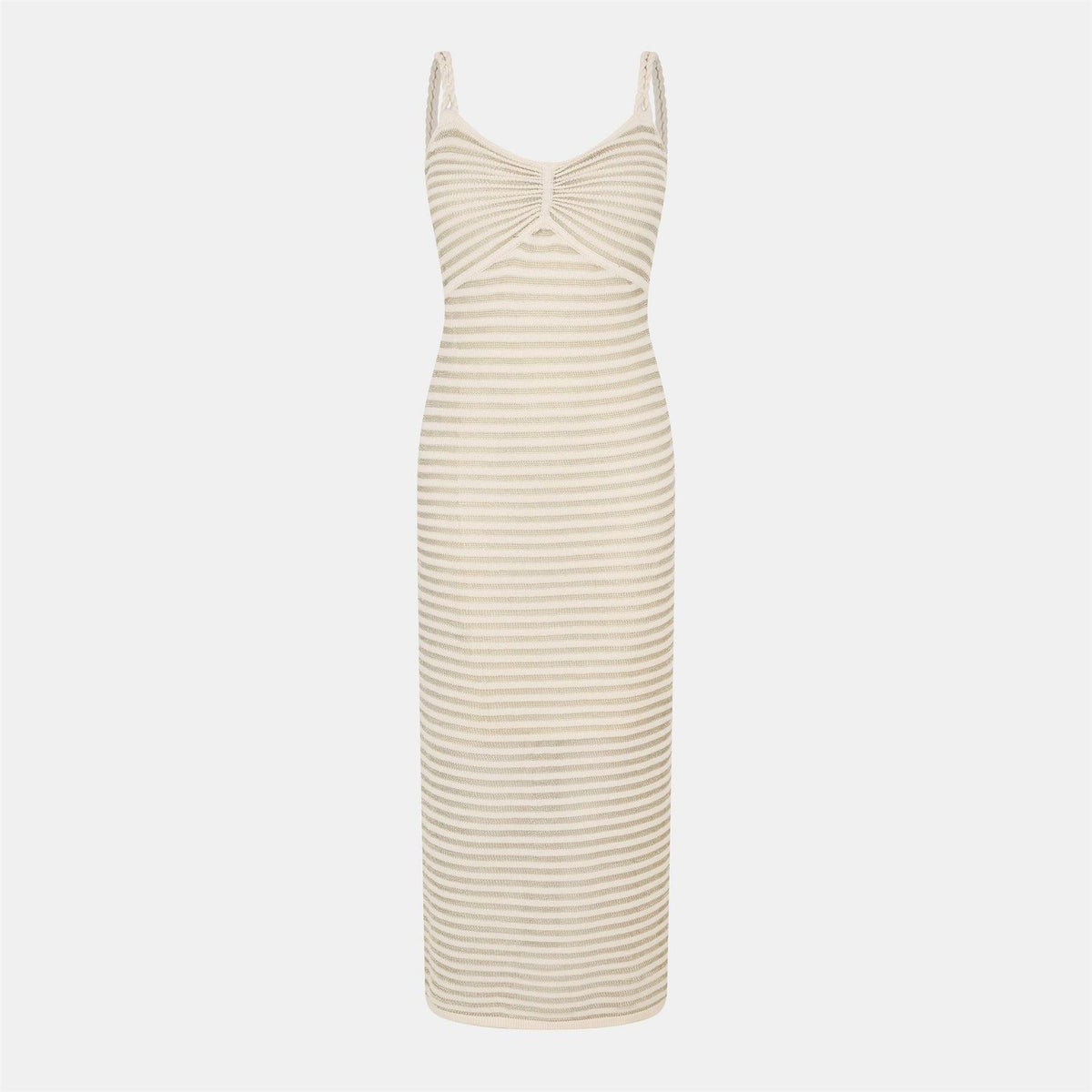 French Connection Jerry Textured Knit Fitted Knitted Jumper Dress