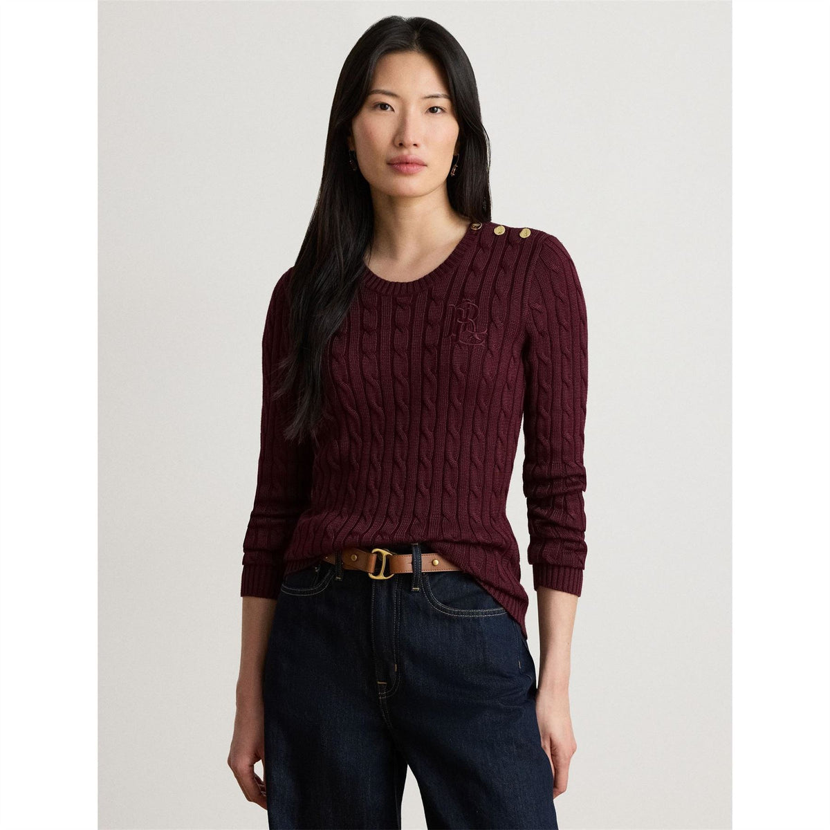 Lauren by Ralph Lauren Cable Knit Jumper