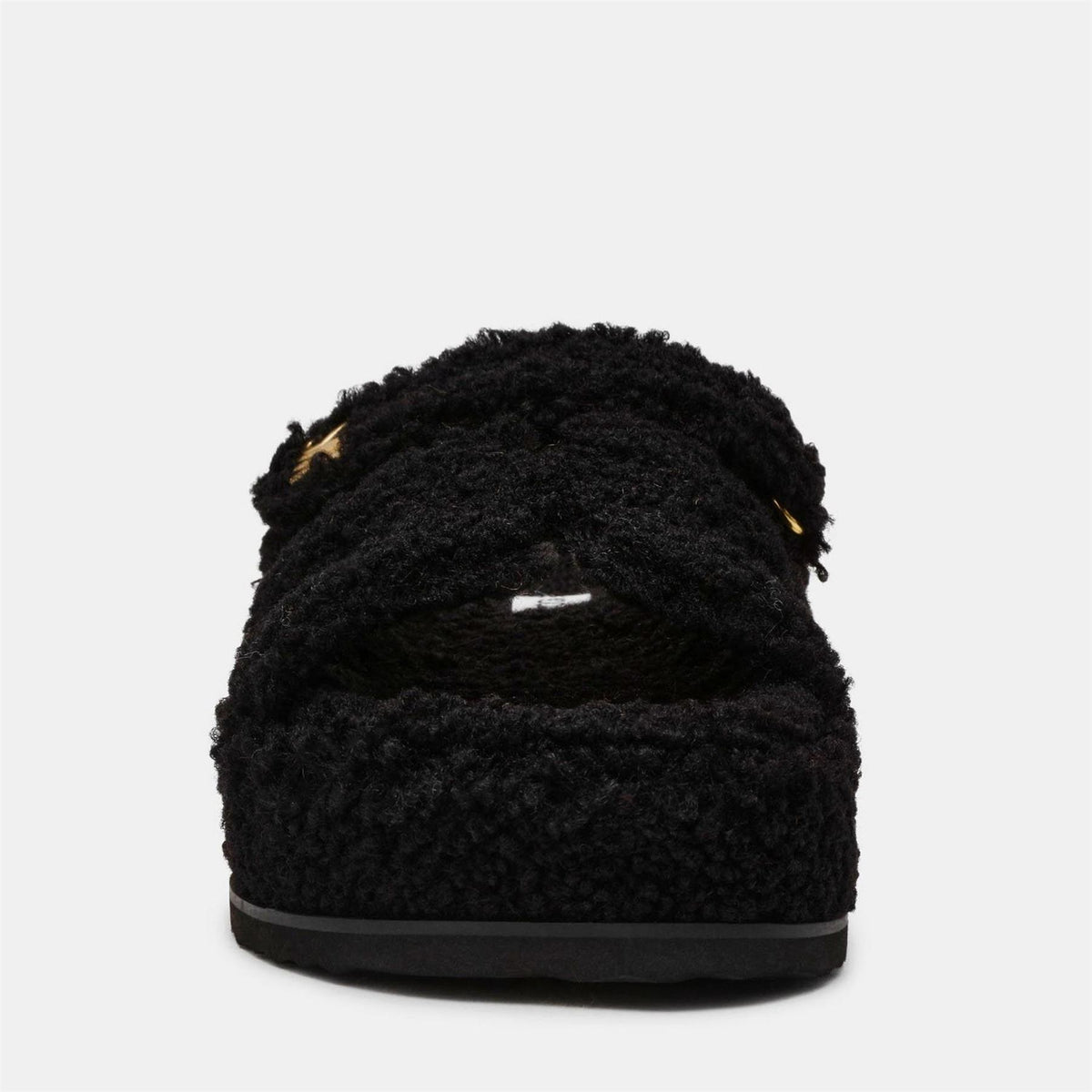 Steve Madden Big Missile F Textured Open Toe Slides