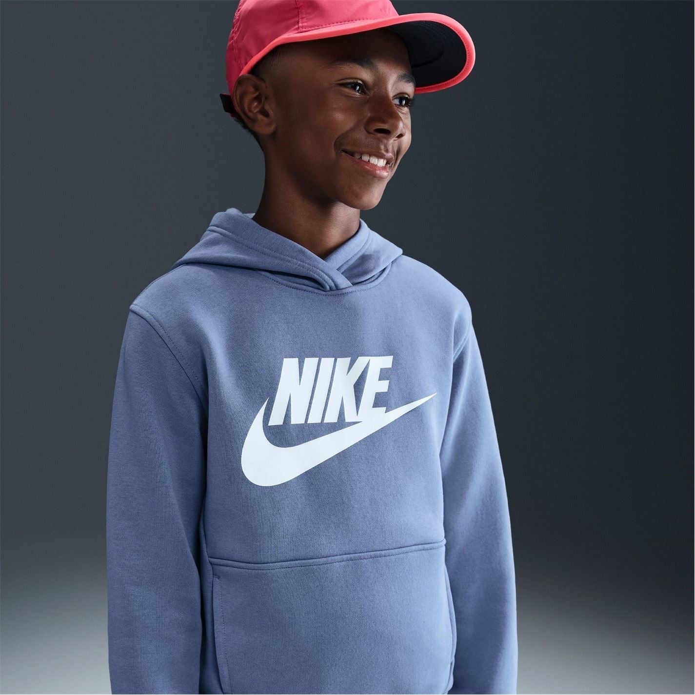 Nike Hooded Relaxed Fit Long Sleeve Sweatshirt