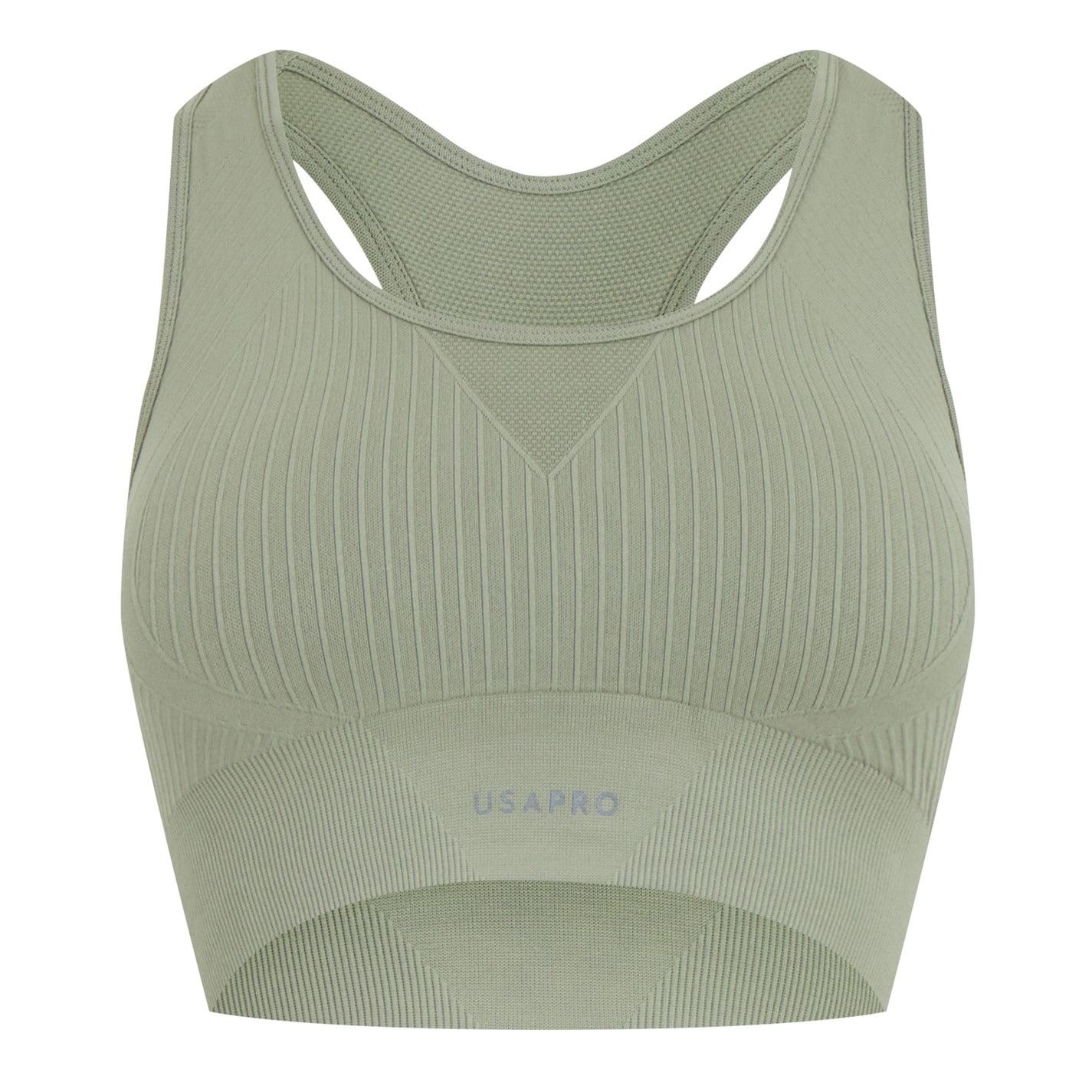 USA Pro Core Seamless Crop Sports Bra