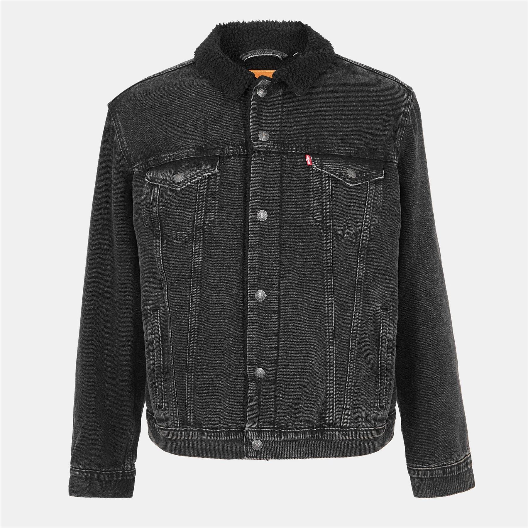 Levis Type 3 Sherpa Cotton Mix Long Sleeve Denim Jacket