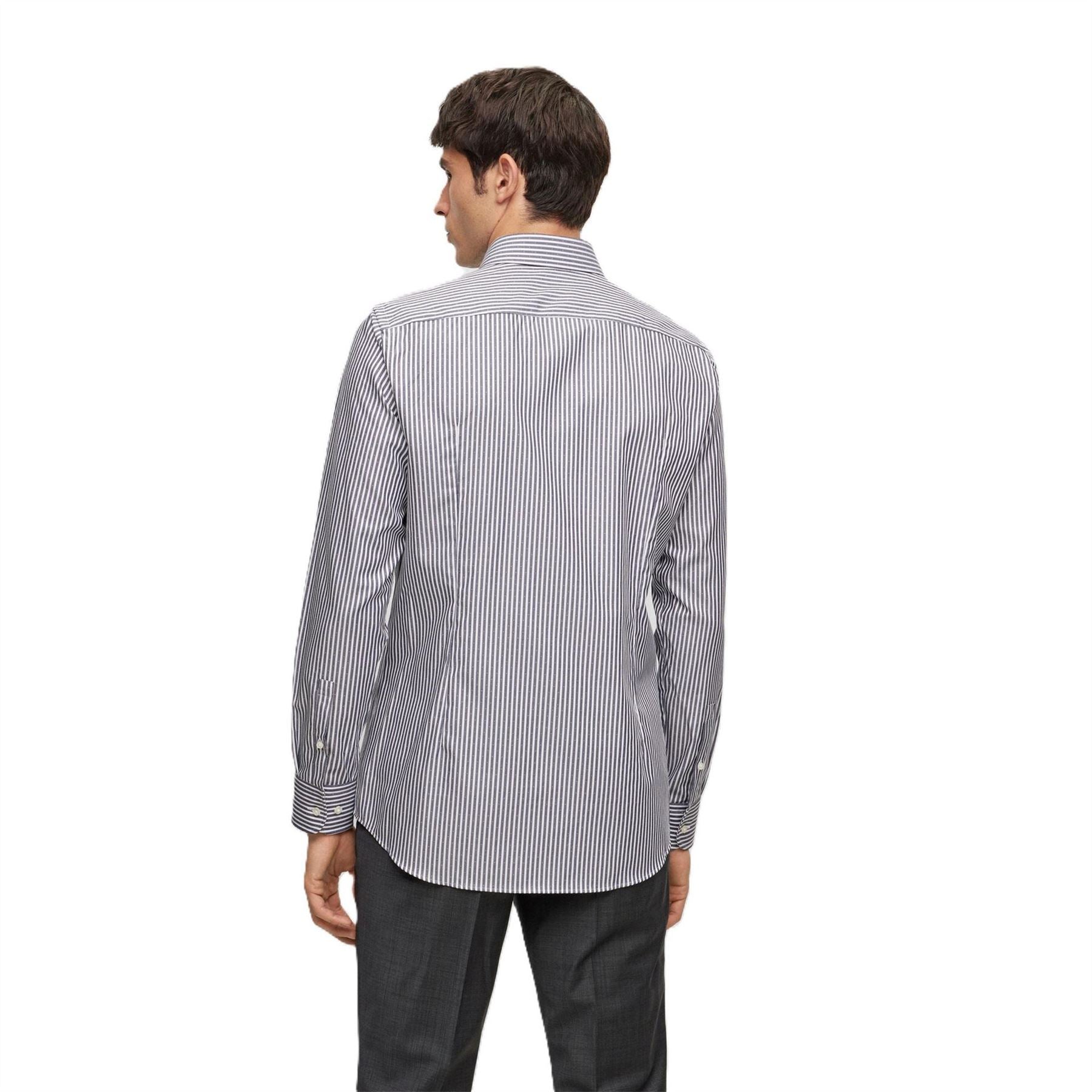 Boss H Hank Kent Long Sleeve Plain Shirt