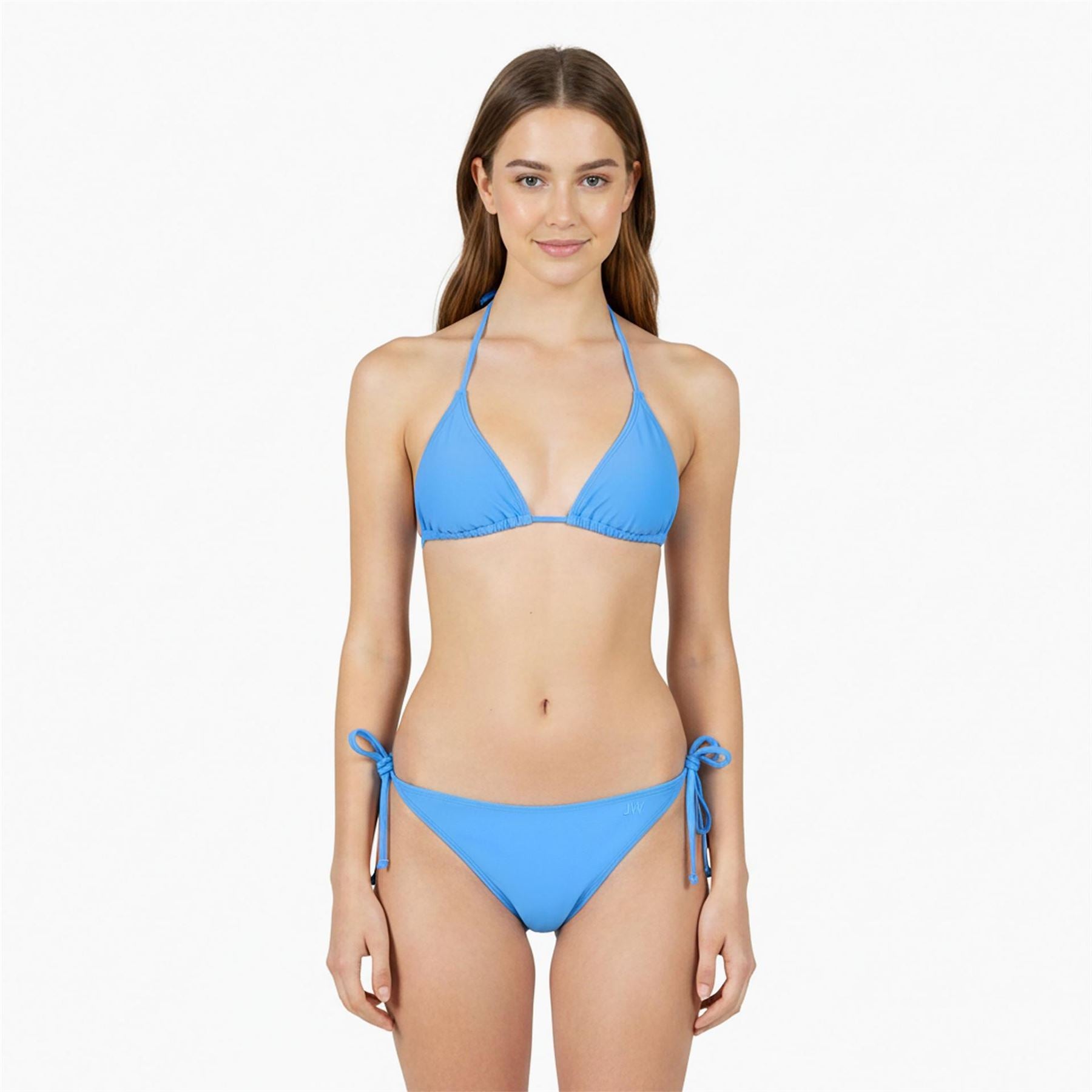 Jack Wills Embroidered Tie Side Bikini Bottoms
