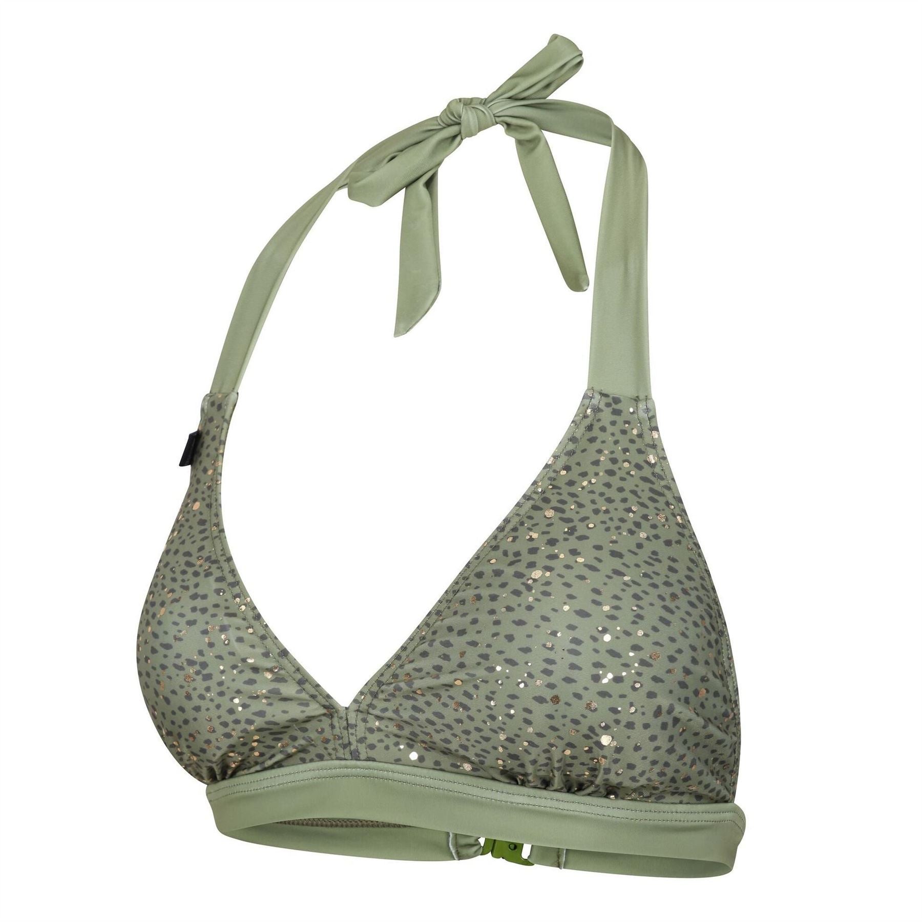 Regatta Flavia Leopard Patterned Triangle Bikini Top