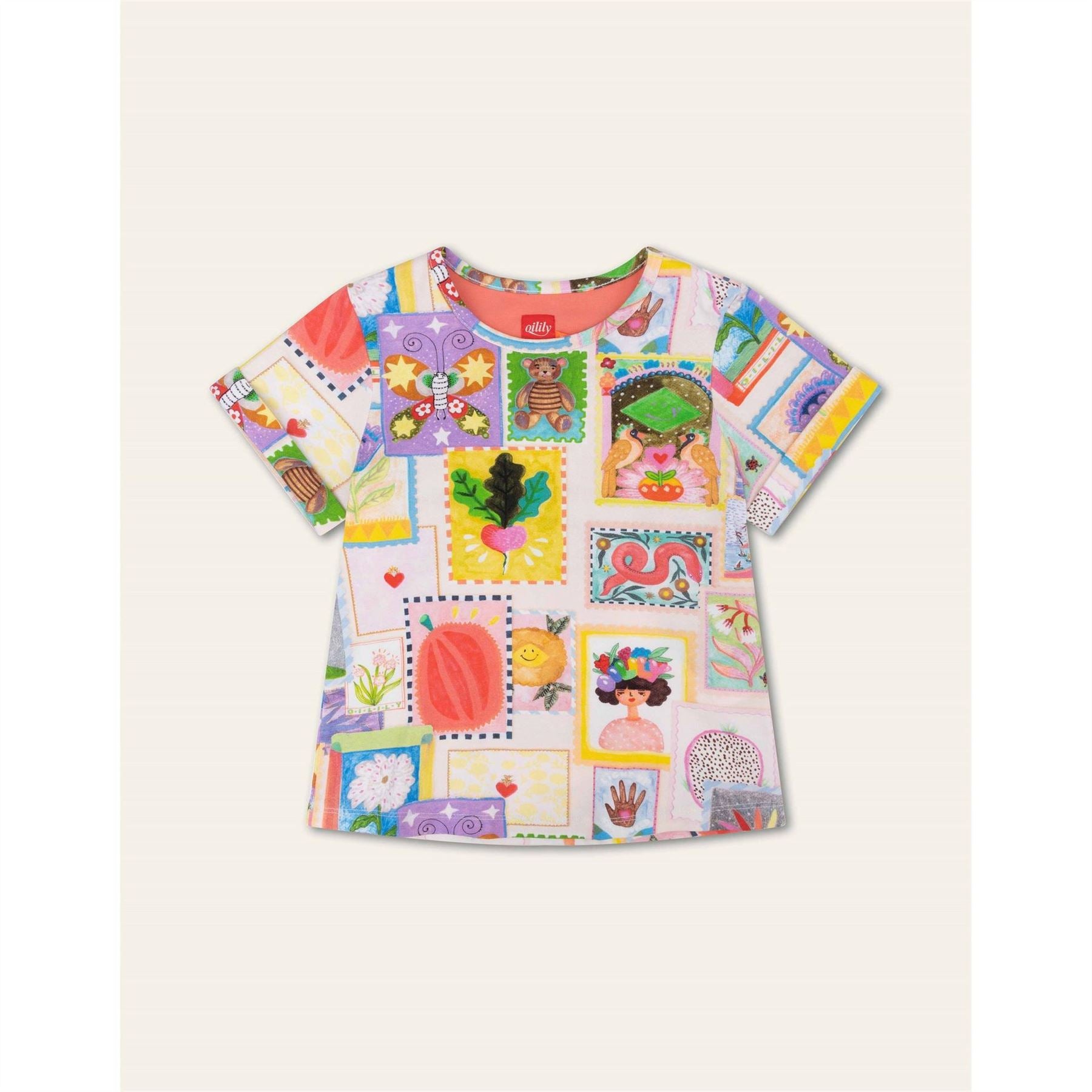 Oilily Regular Fit Crew Neck Short Sleeve T-Shirt