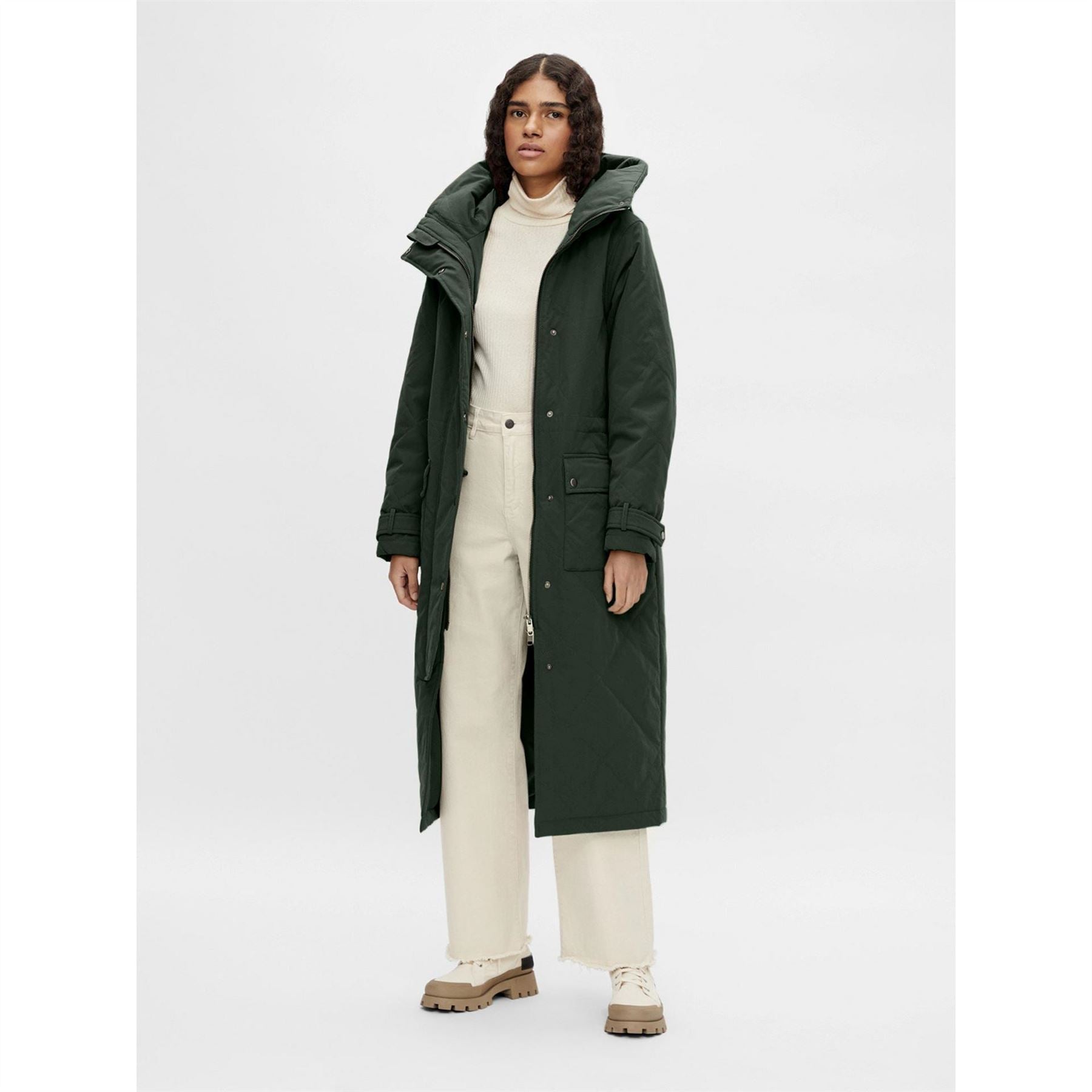 Object Katie Hooded Relaxed Fit Coat
