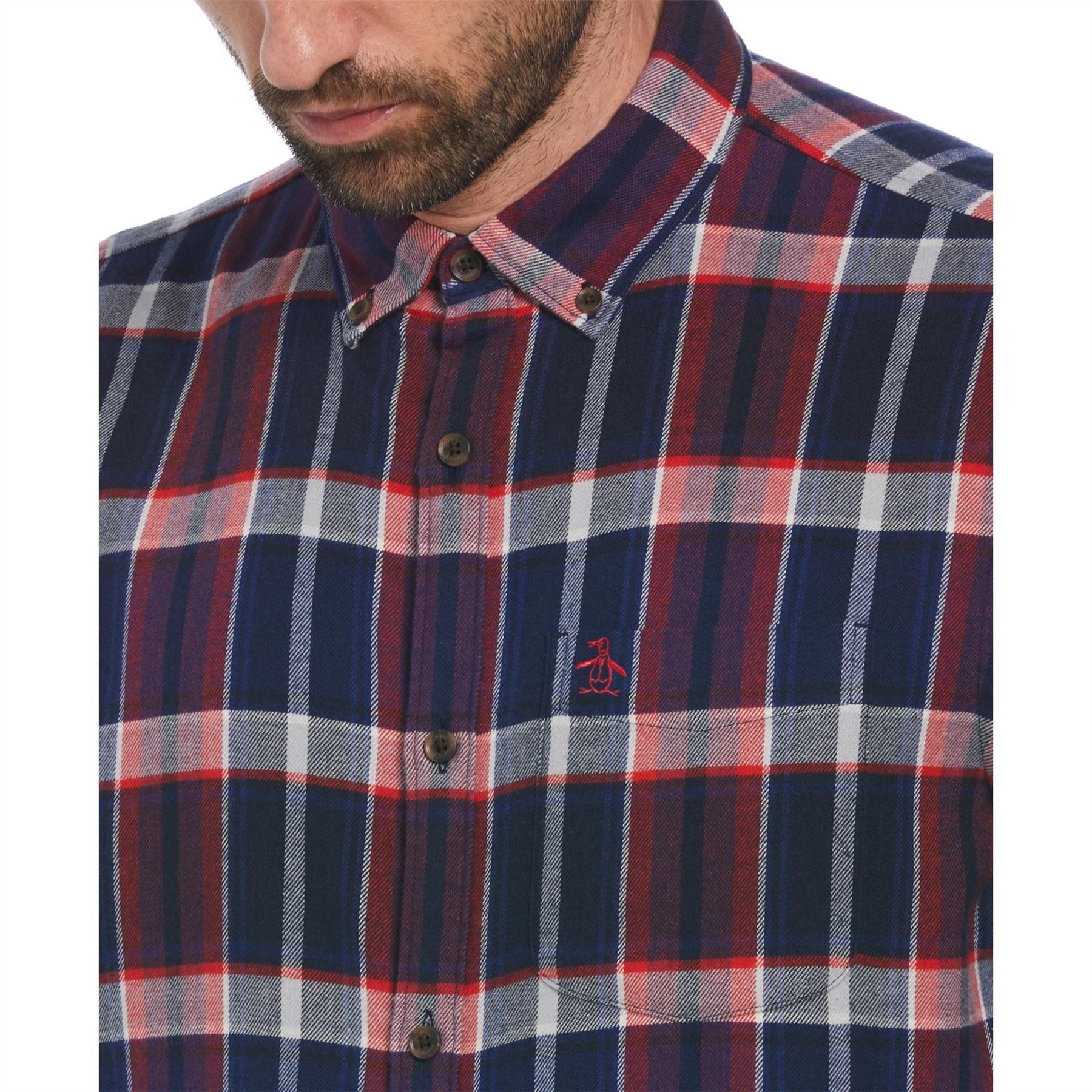 Original Penguin Long Sleeve Regular Fit Shirt