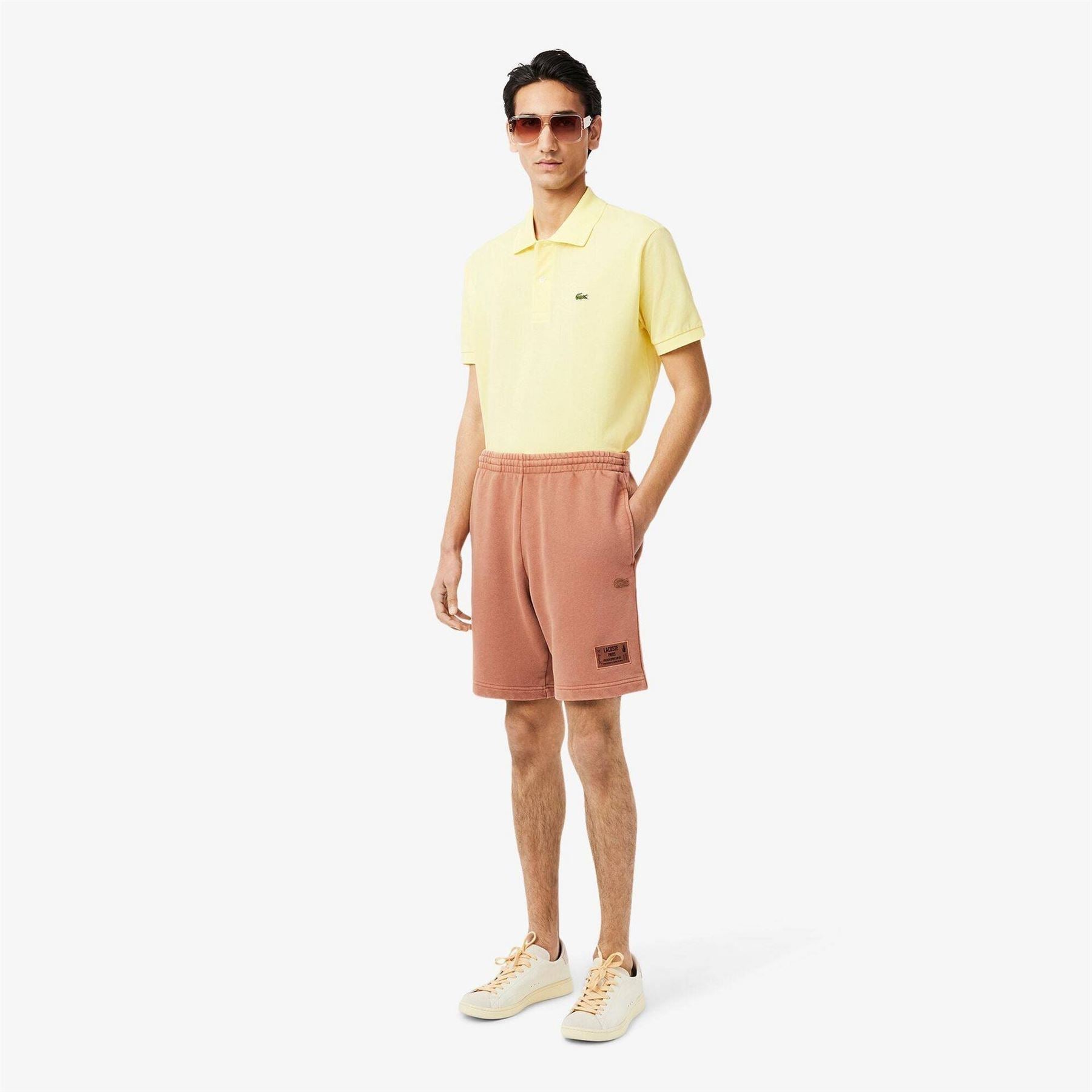 Lacoste Solid Bermuda Sweat Shorts