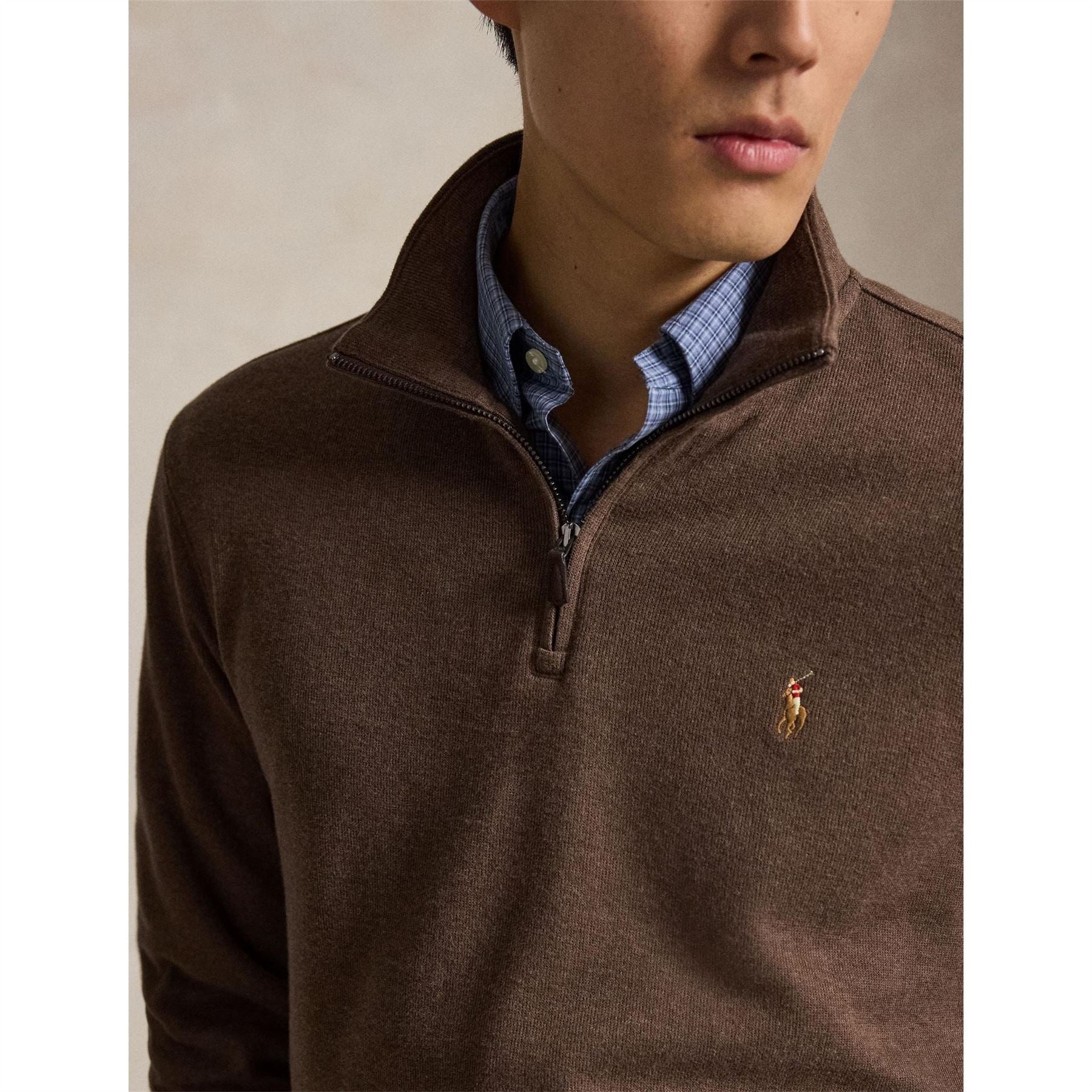 Polo Ralph Lauren Fleece Quarter Zip Sweater