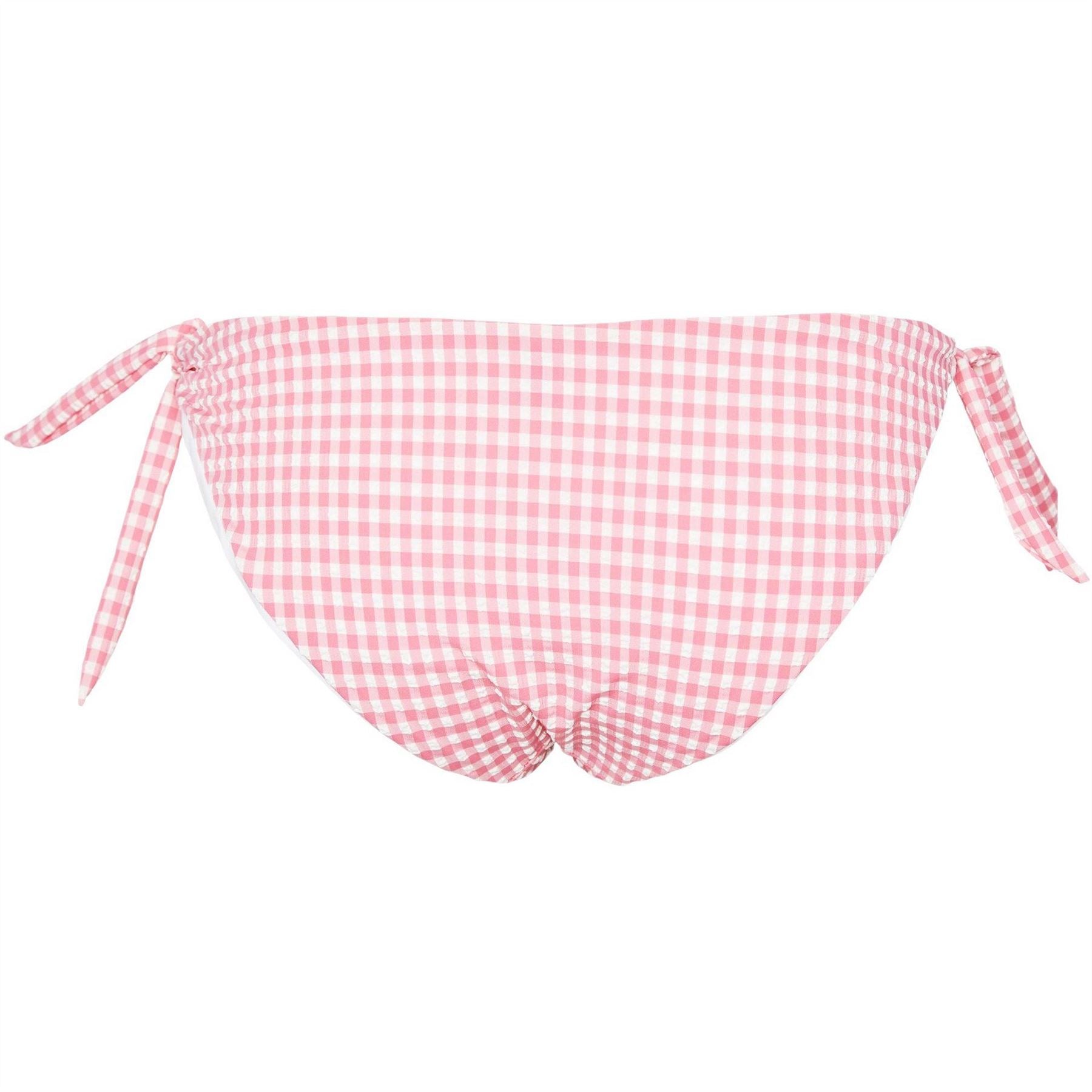 Pieces Check Brazilian Bikini Bottoms