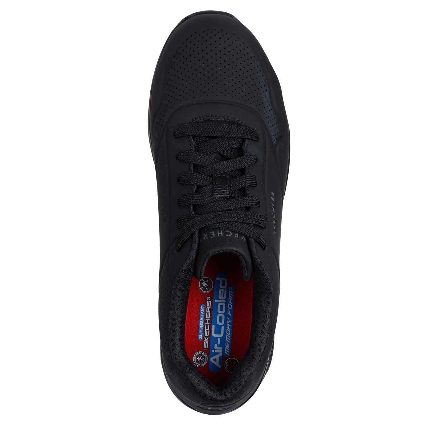 Skechers Mens Lace Up Safety Toe Athletic W Skec Steel Cap Boots