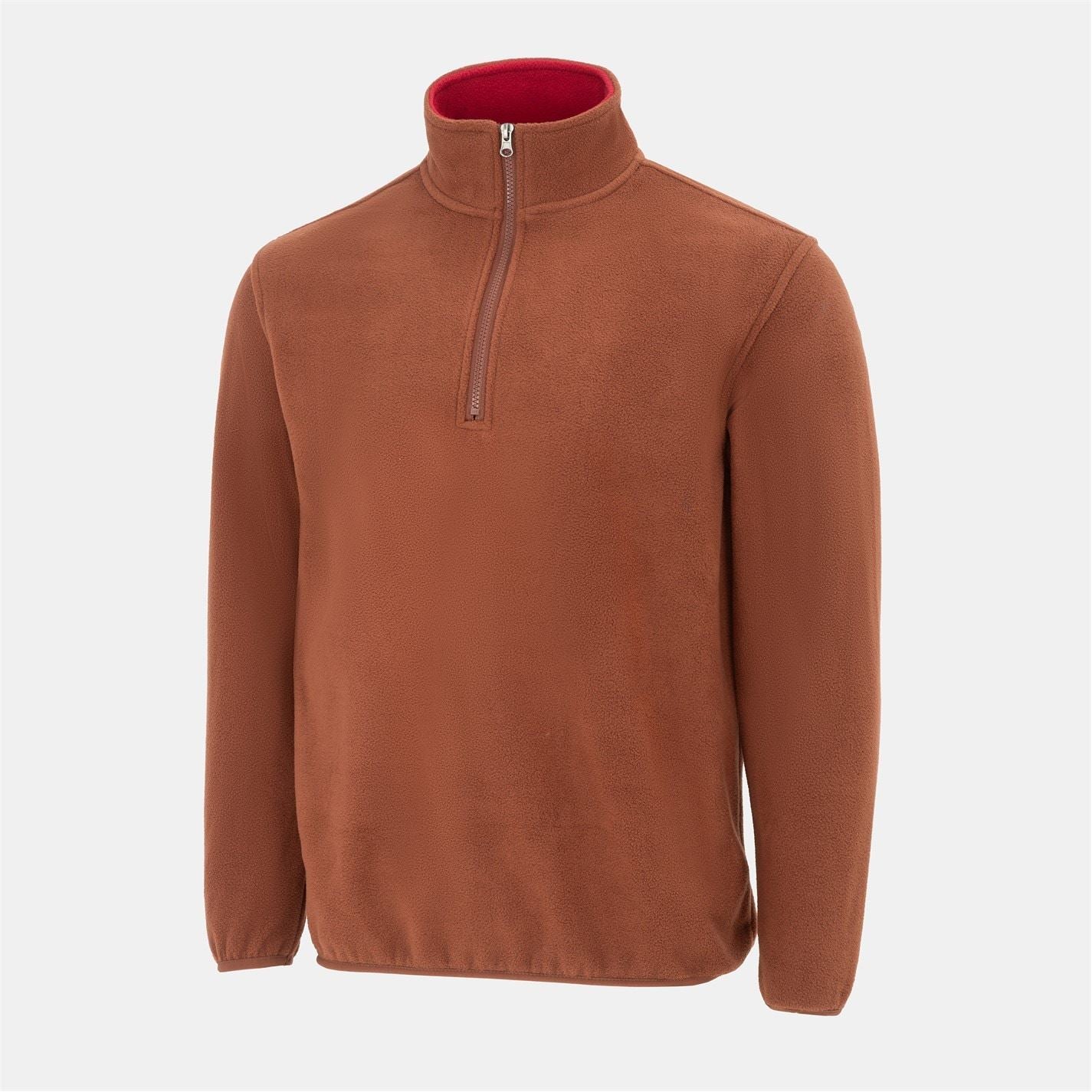 Donnay Mens Quarter Zip Fleece Jacket