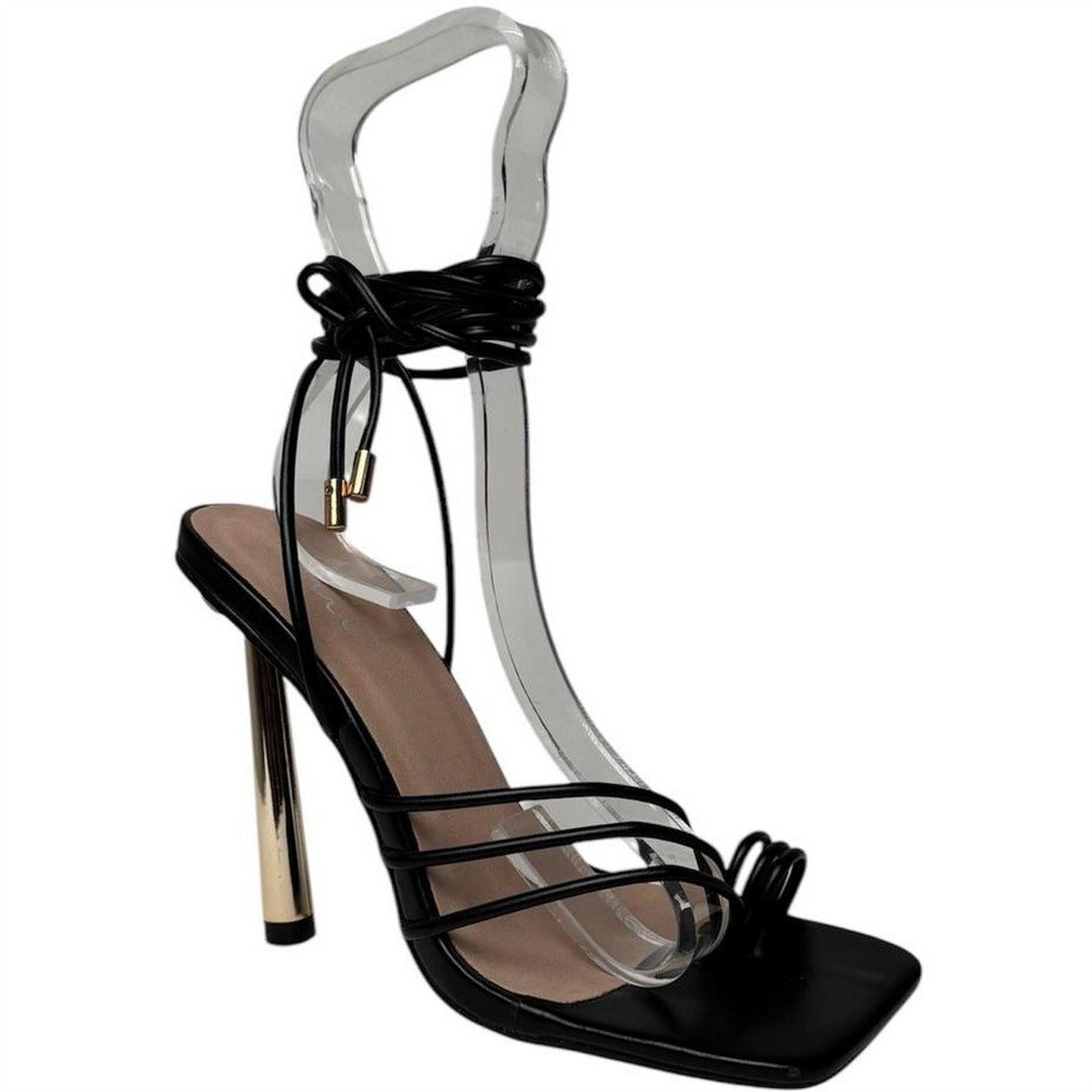 Chic T Loop High Heel Open Toe Sandals