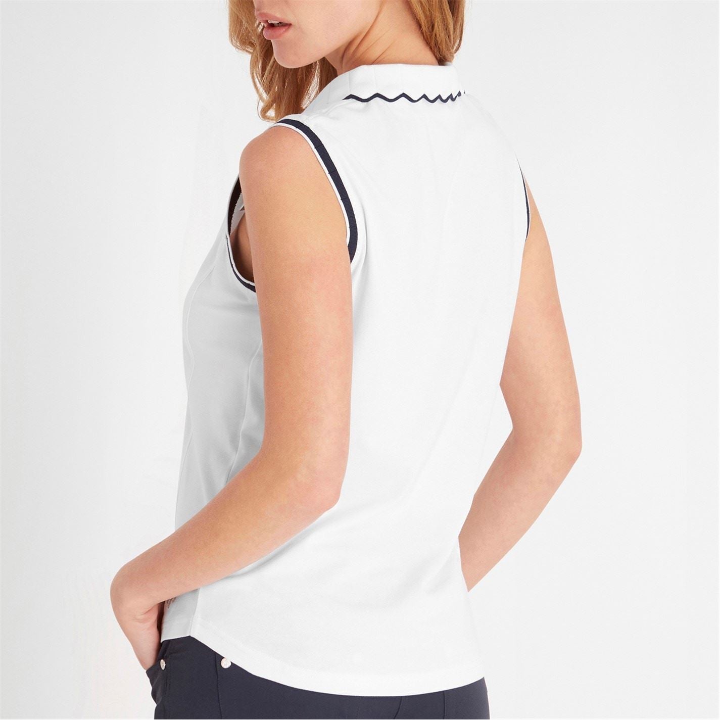 Calvin Klein Golf Womens Lamb Nadia Sleeveless Polo Shirt