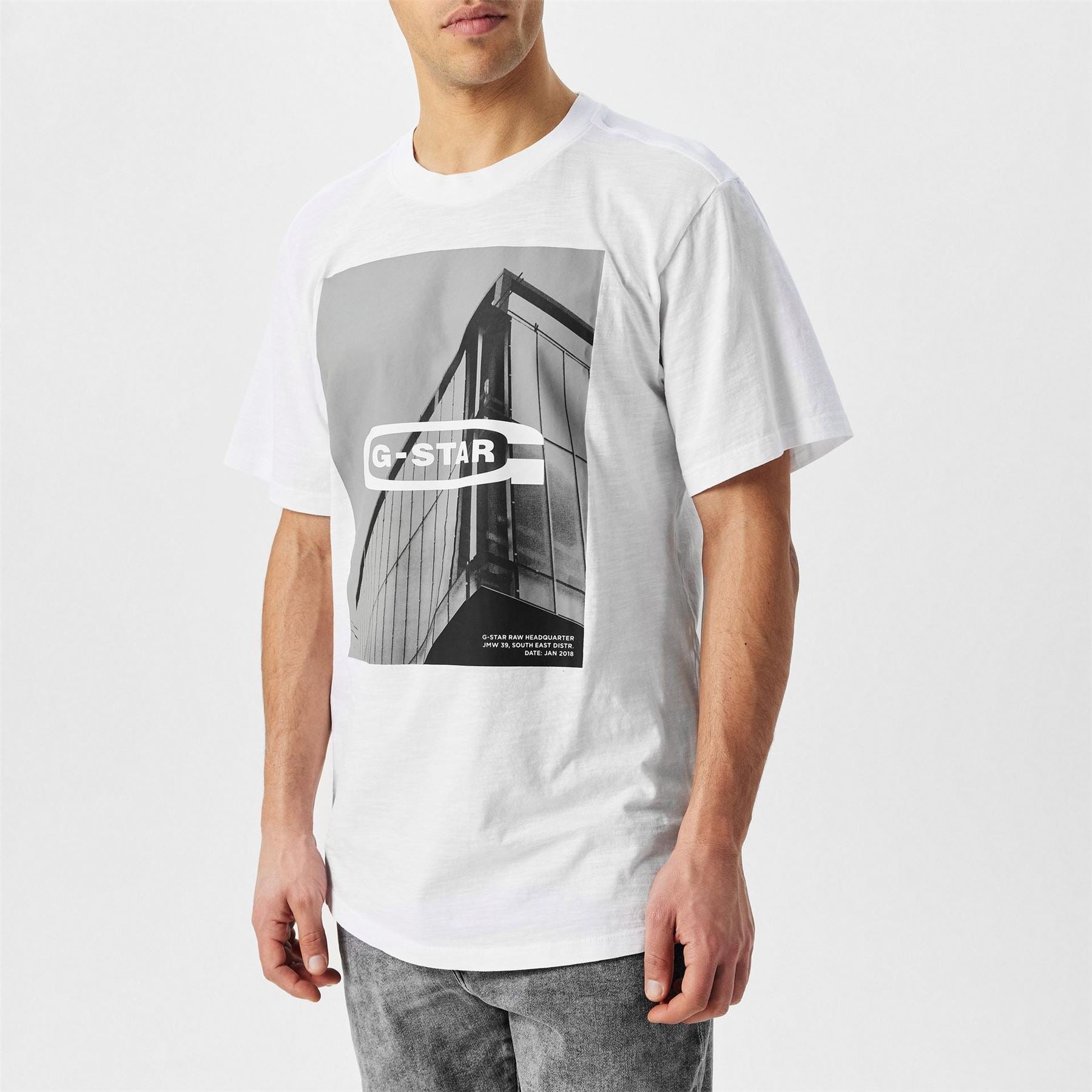 G Star Large Genie Regular Fit Crew Neck T-Shirt