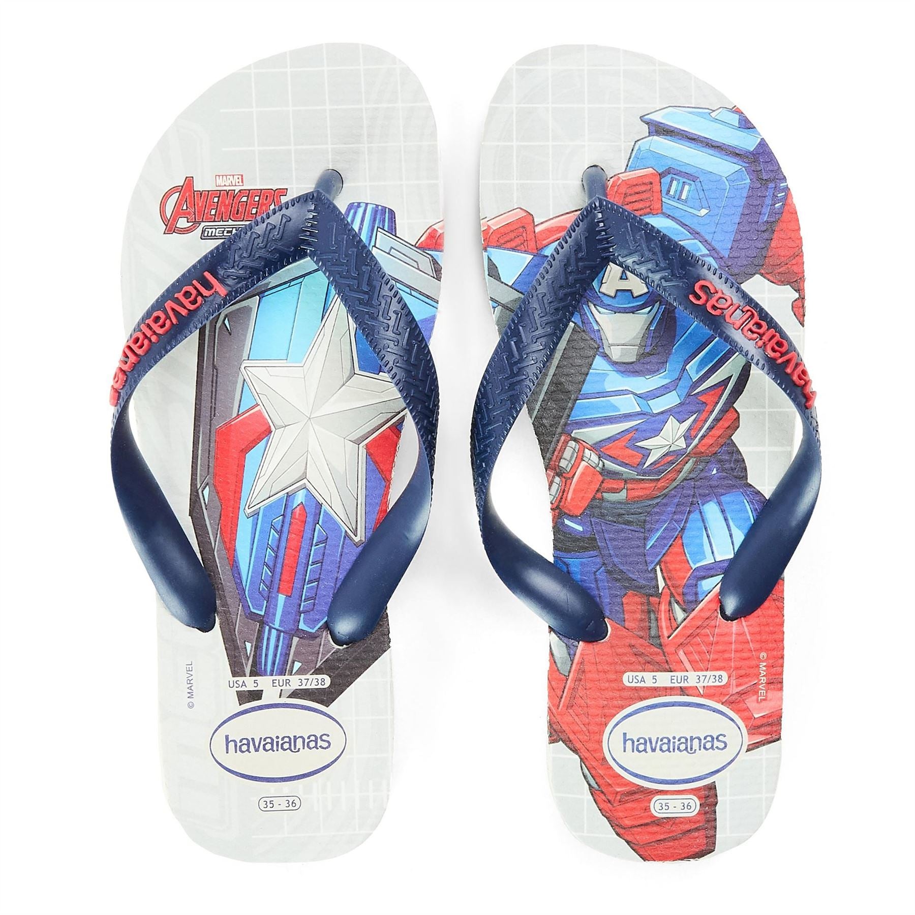 Havaianas Marvel Ii White Flip Flops