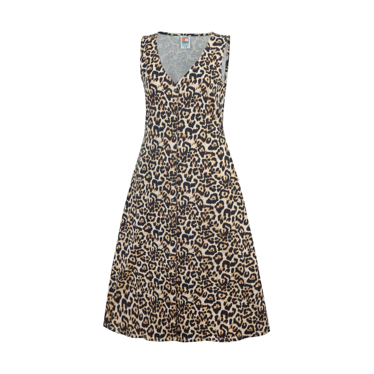 SoulCal V-Neck Midi A-Line Dress