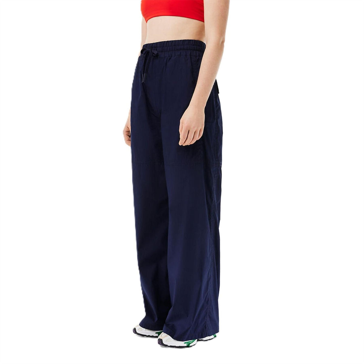 Lacoste Oversized Wide Leg Trousers