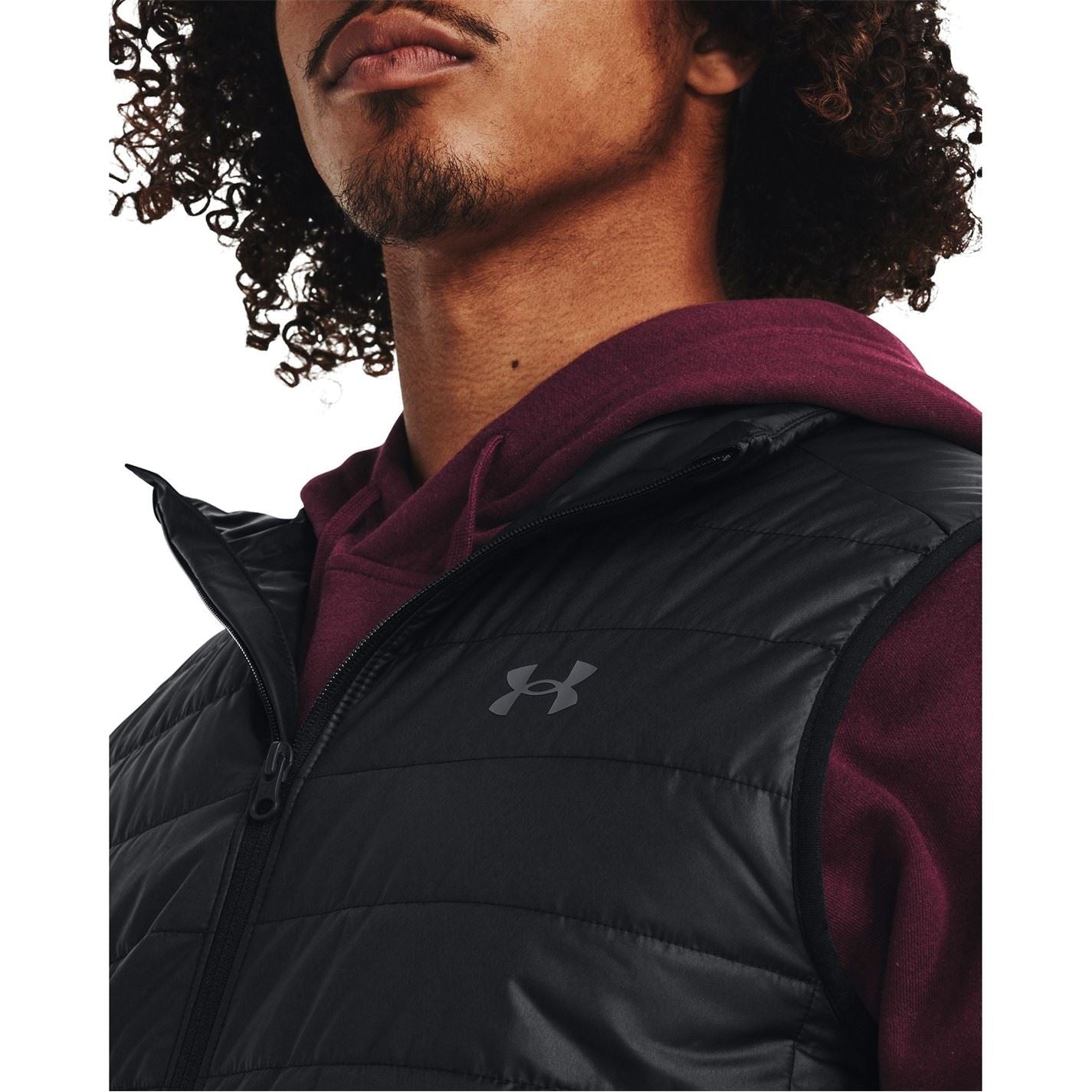 Under Armour Mens Solid Patterned Performance Vest