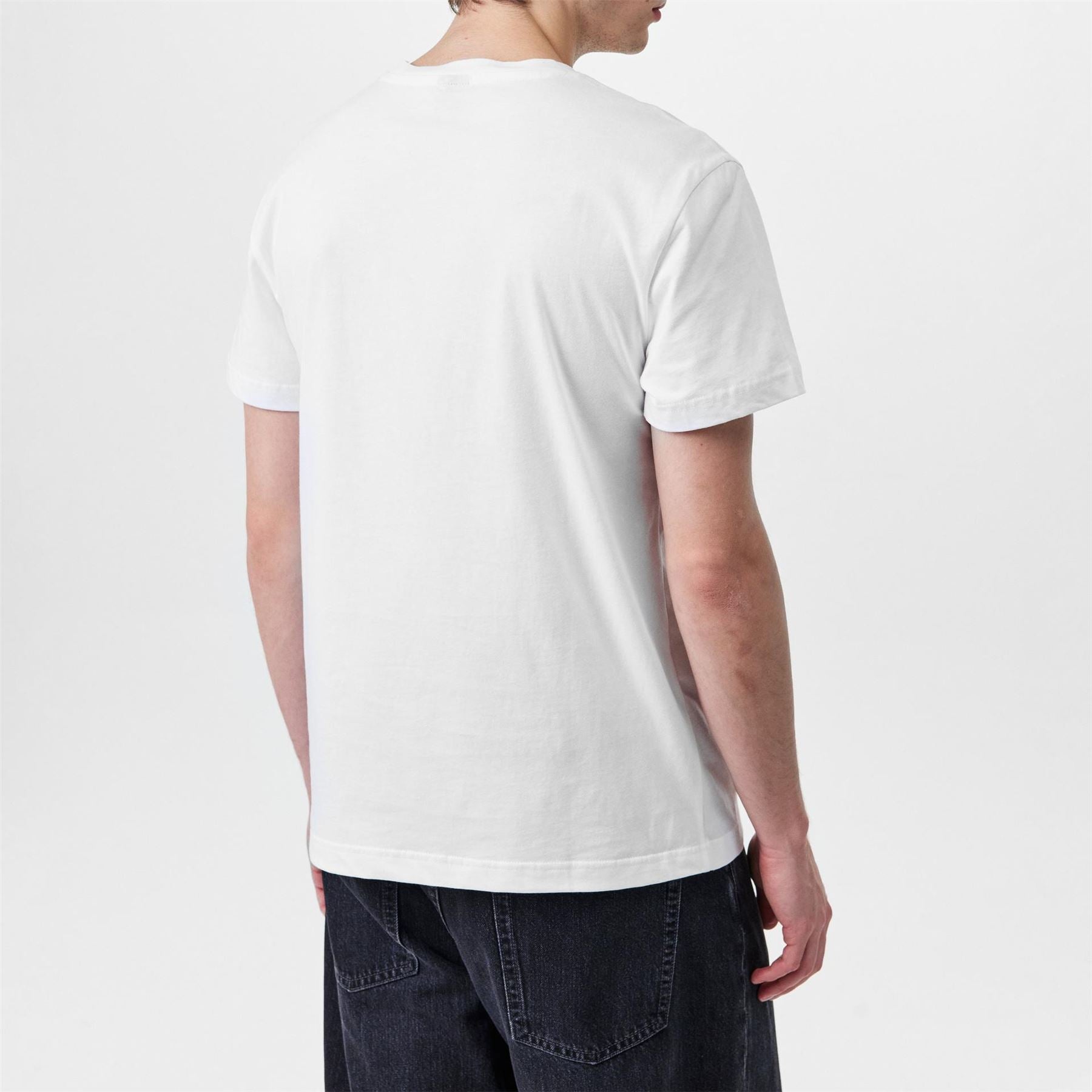 G Star Regular Fit Lettering Crew Neck T-Shirt