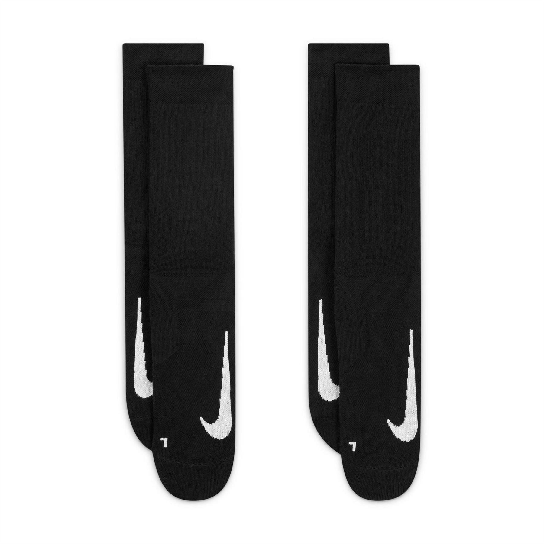 Nike Multiplier Crew Running Socks 2 Pack Unisex Adults