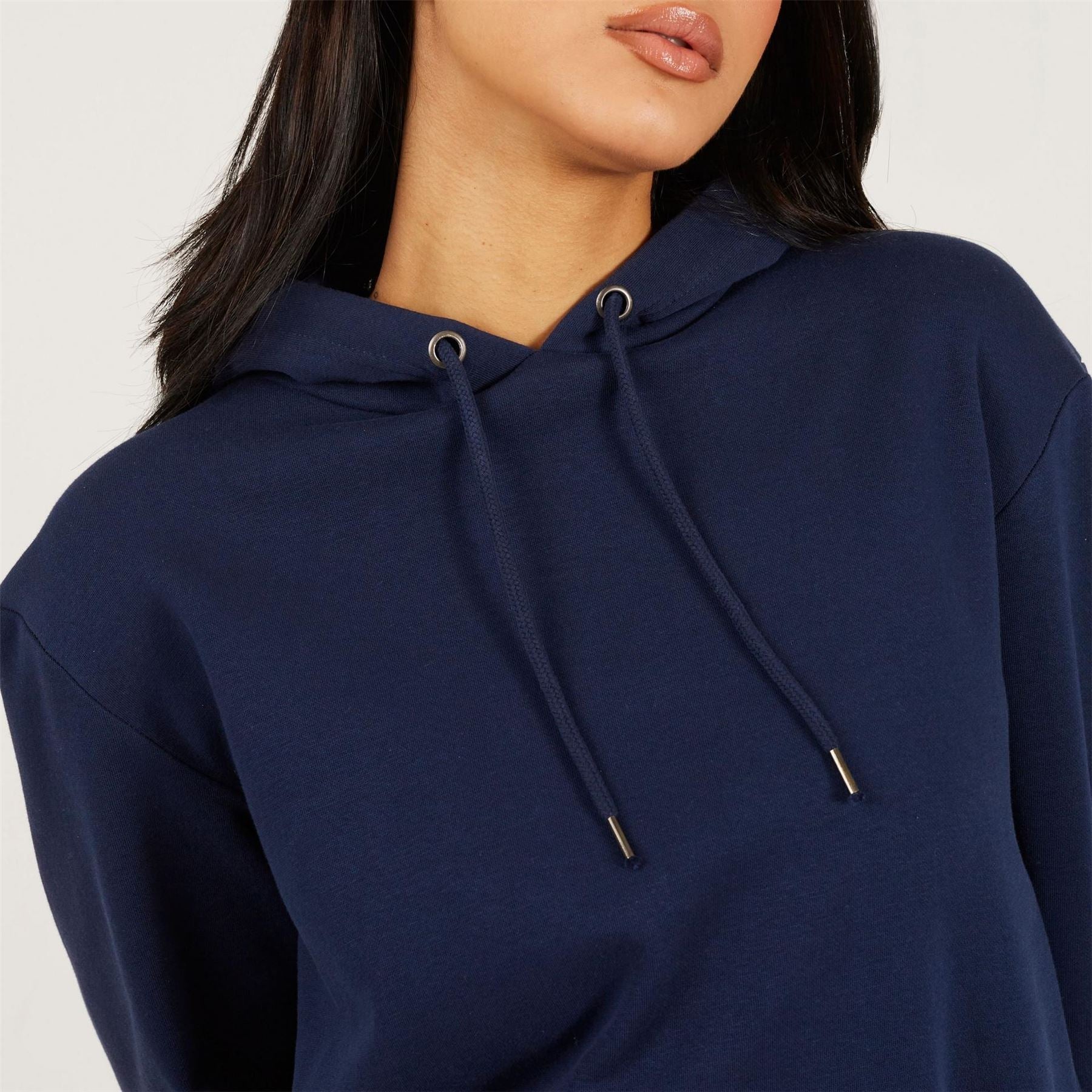 Brave Soul Hooded Neck Long Sleeve Kangaroo Pocket Sweatshirt