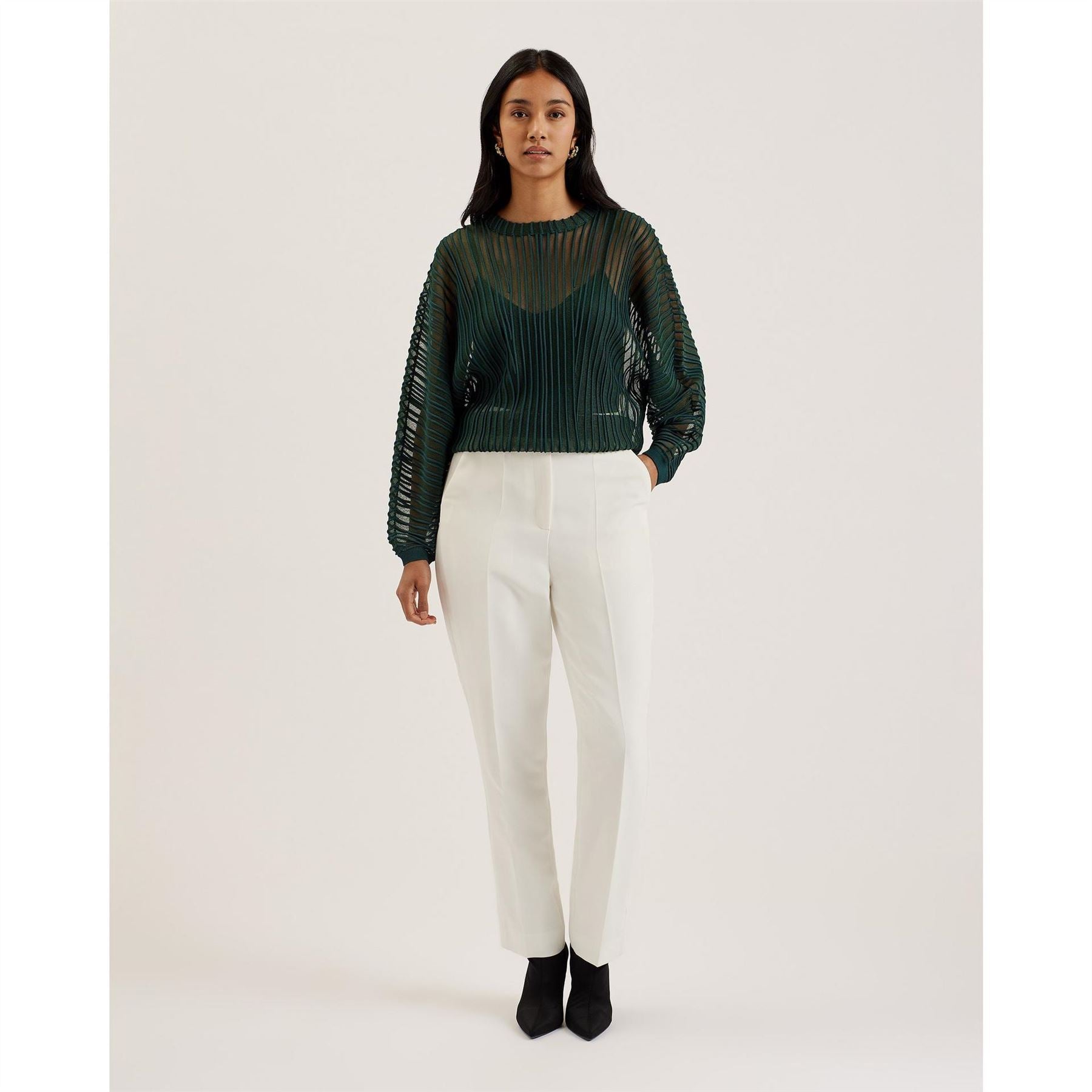 Ted Baker Striped Knitted Top