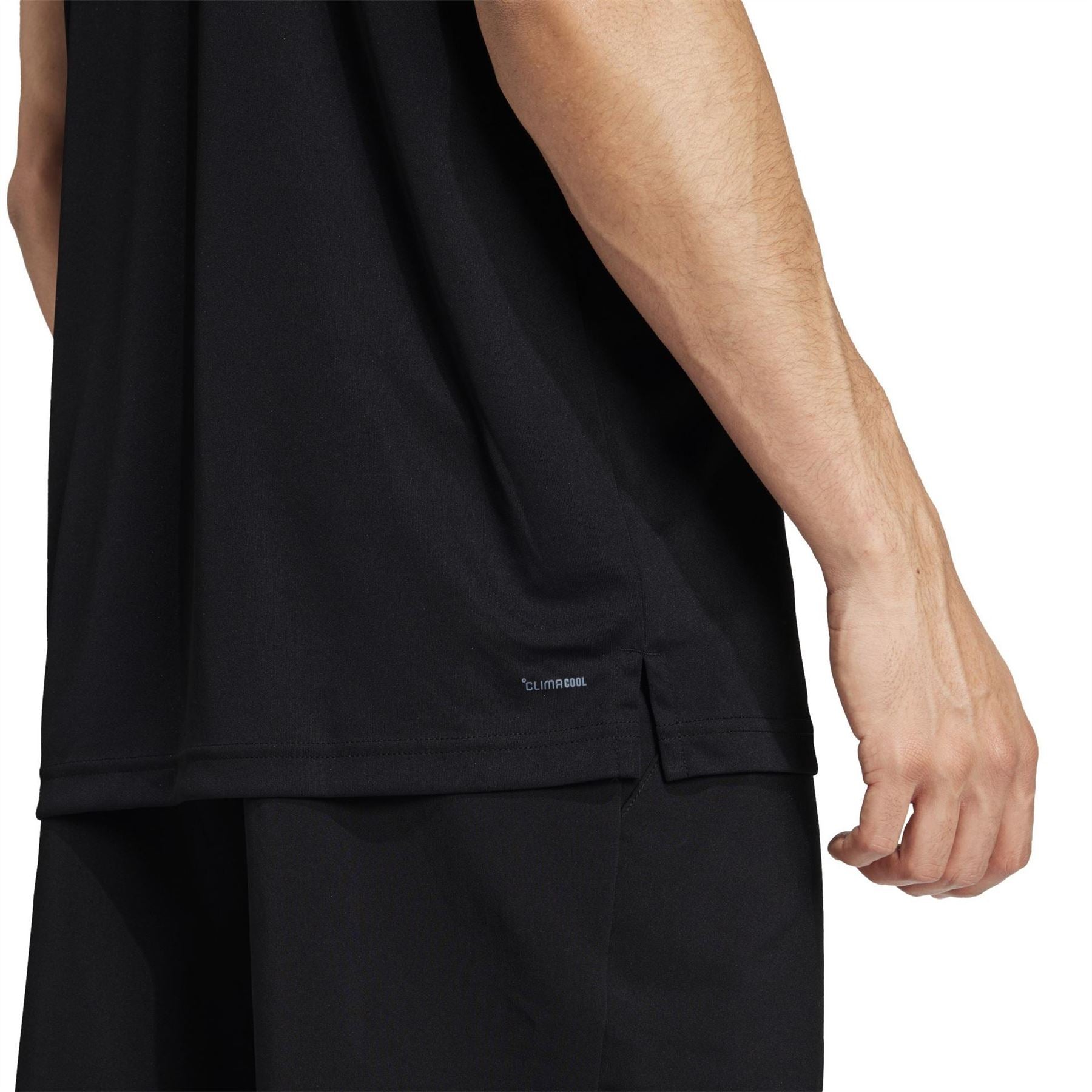 adidas Mens Club 3 Stripe Polo Shirt