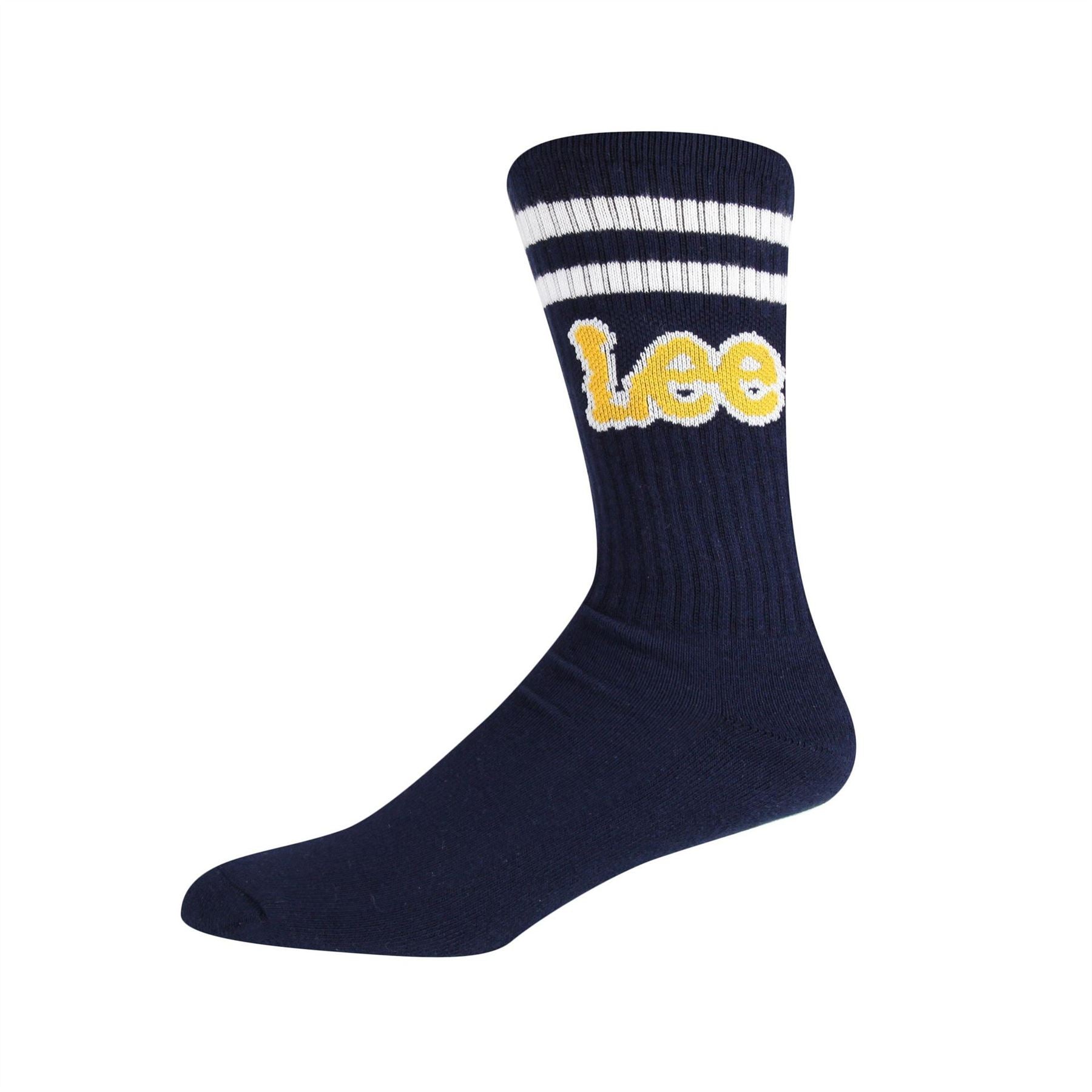 Lee 3 Pack Erskin Lettering Crew Socks