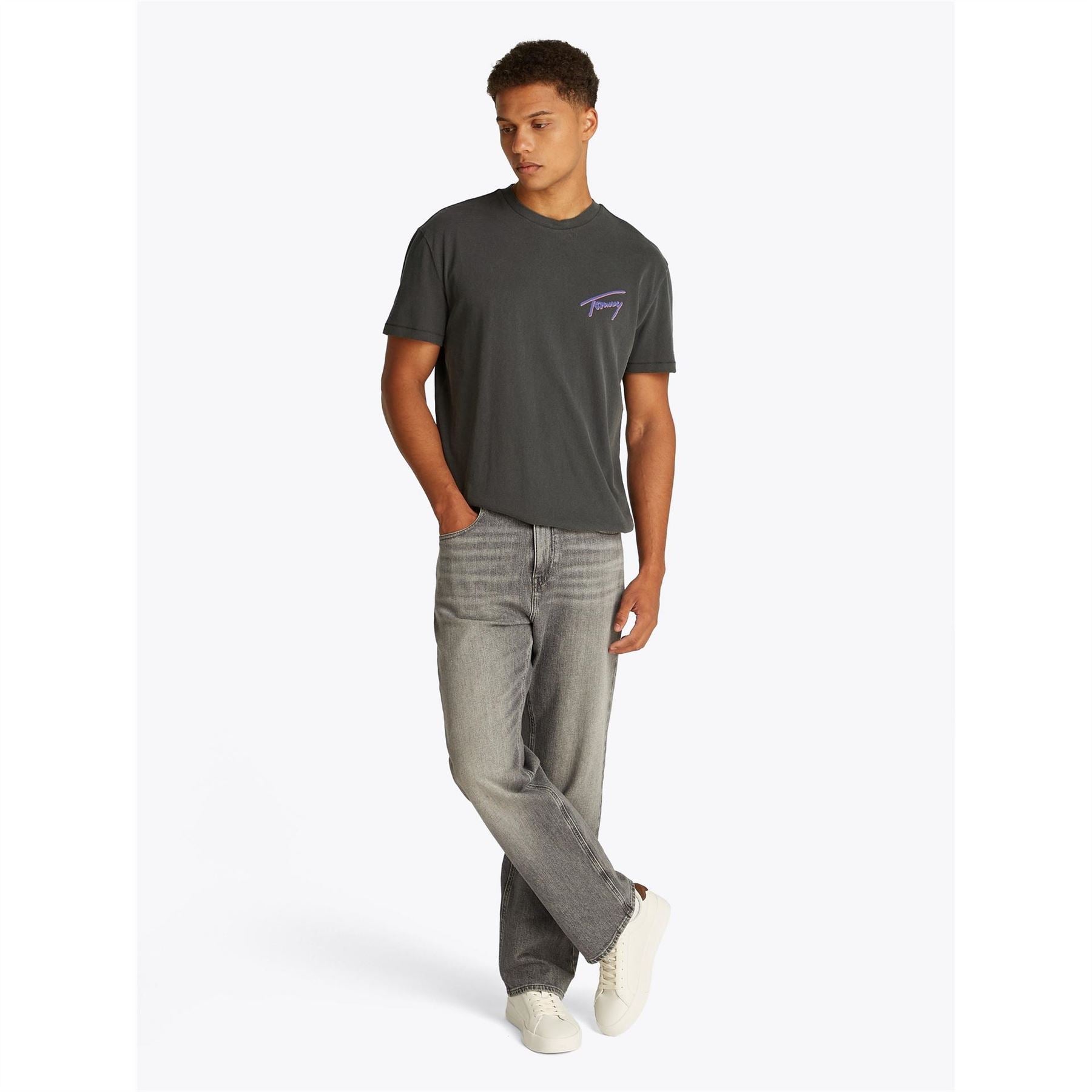 Tommy Jeans Timmy Regular Fit Lettering Graphic T-Shirt