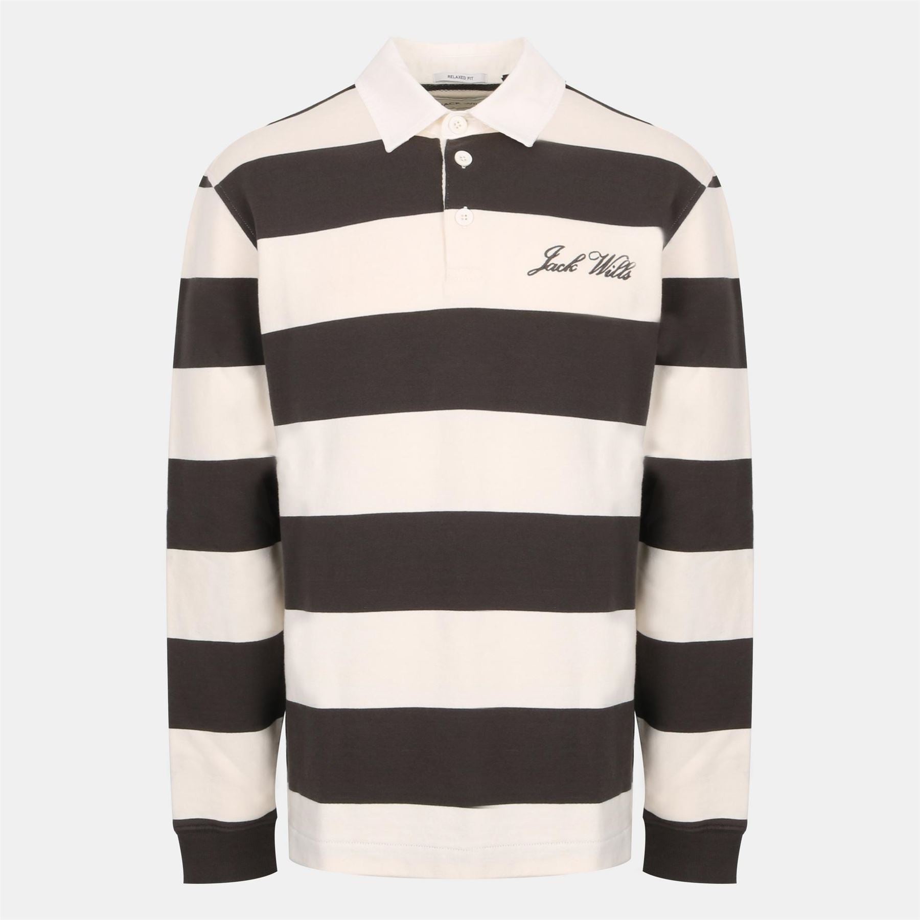 Jack Wills Rugby Polo Collared Neck Long Sleeve Jersey