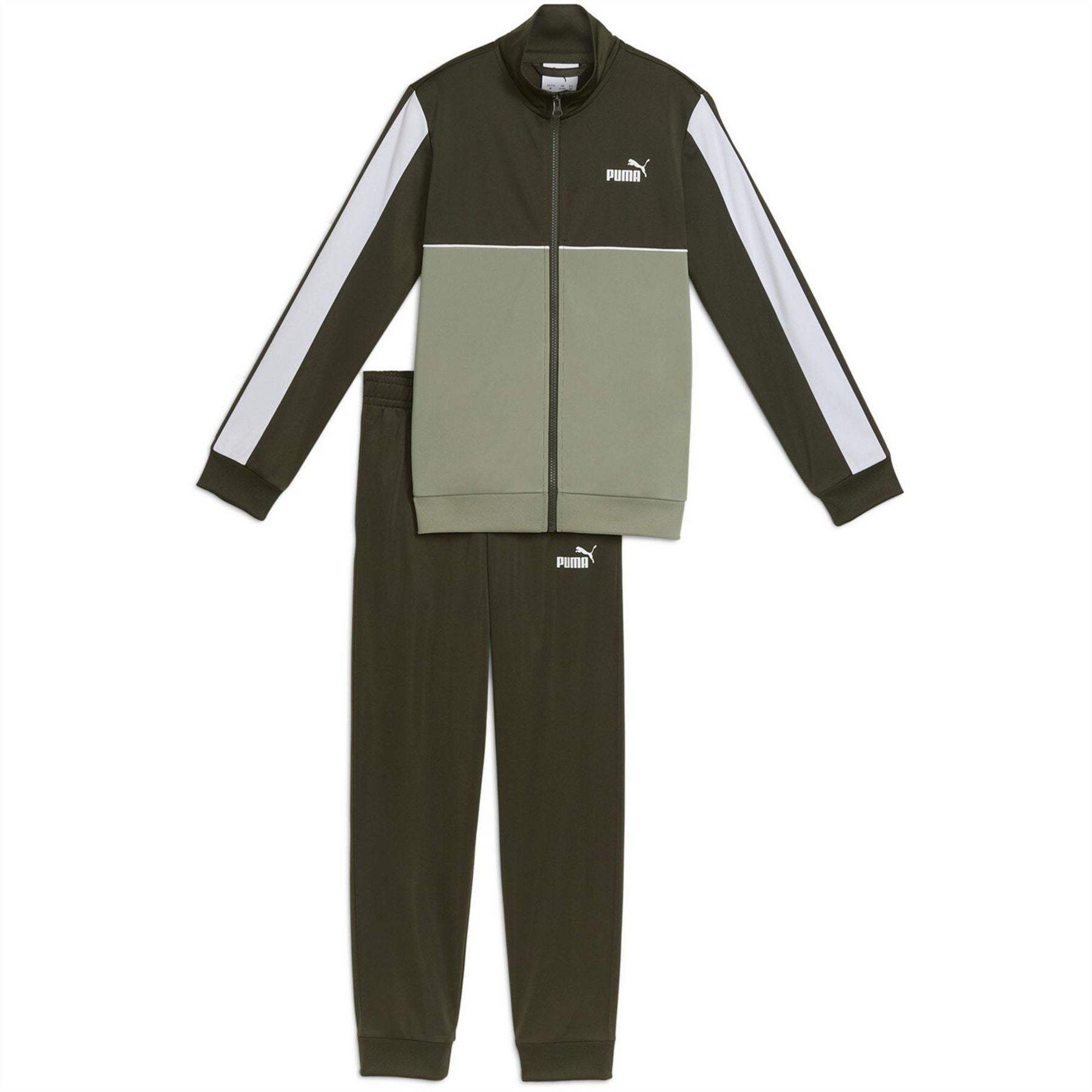 Puma Block Poly Tracksuit Junior