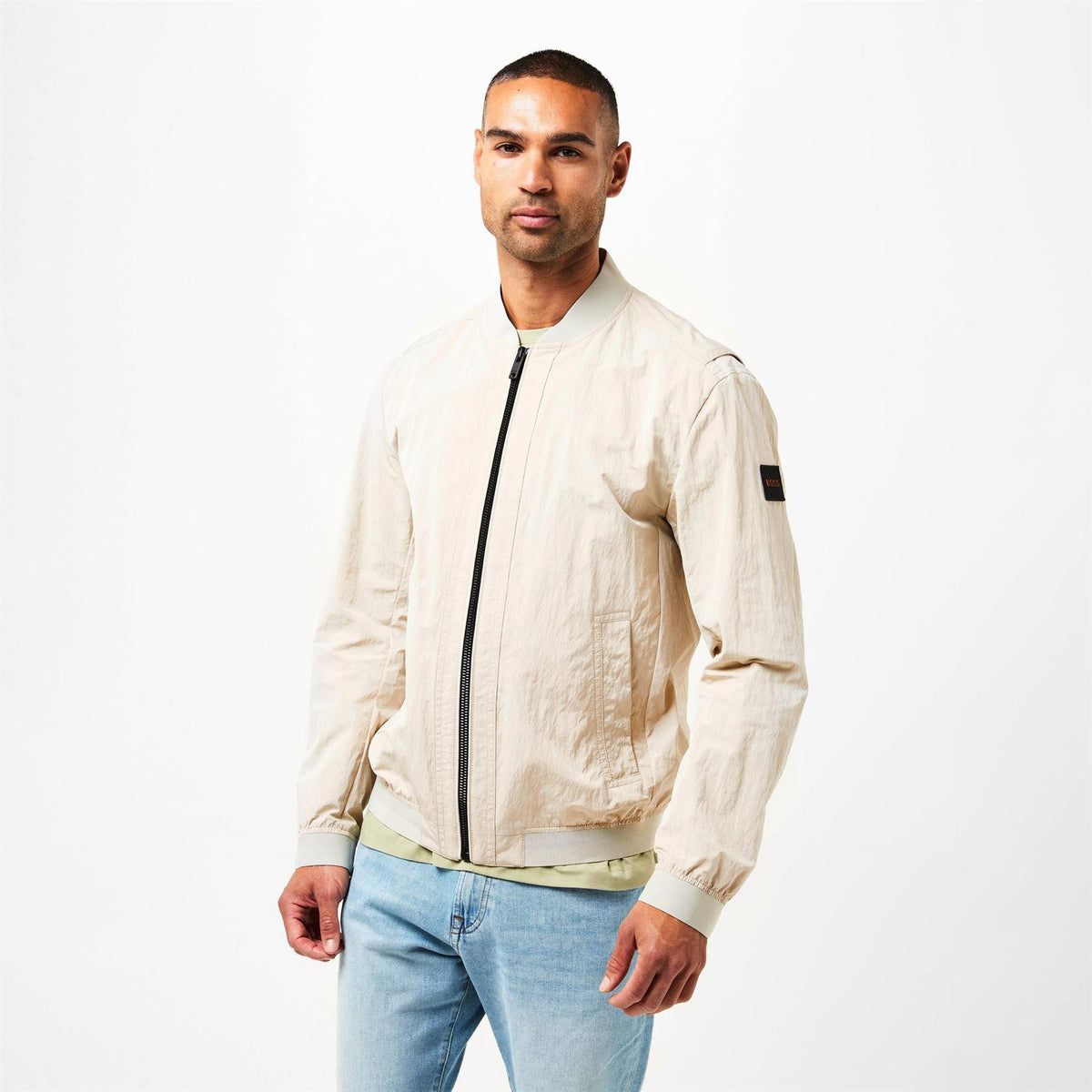 Boss Othmare Lightweight Long Sleeve Bomber Jacket